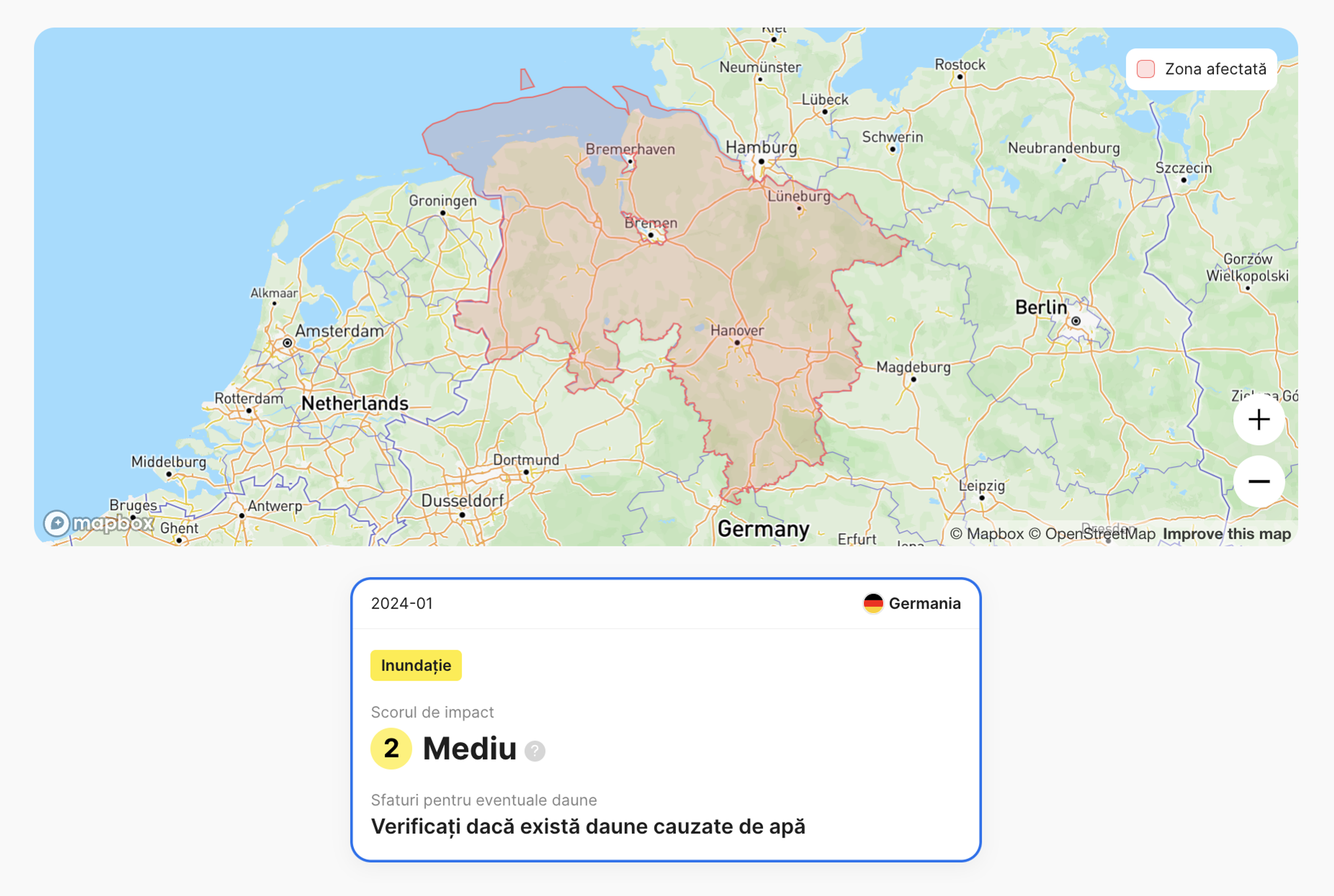 daune provocate de inundații detectate în raportul carVertical