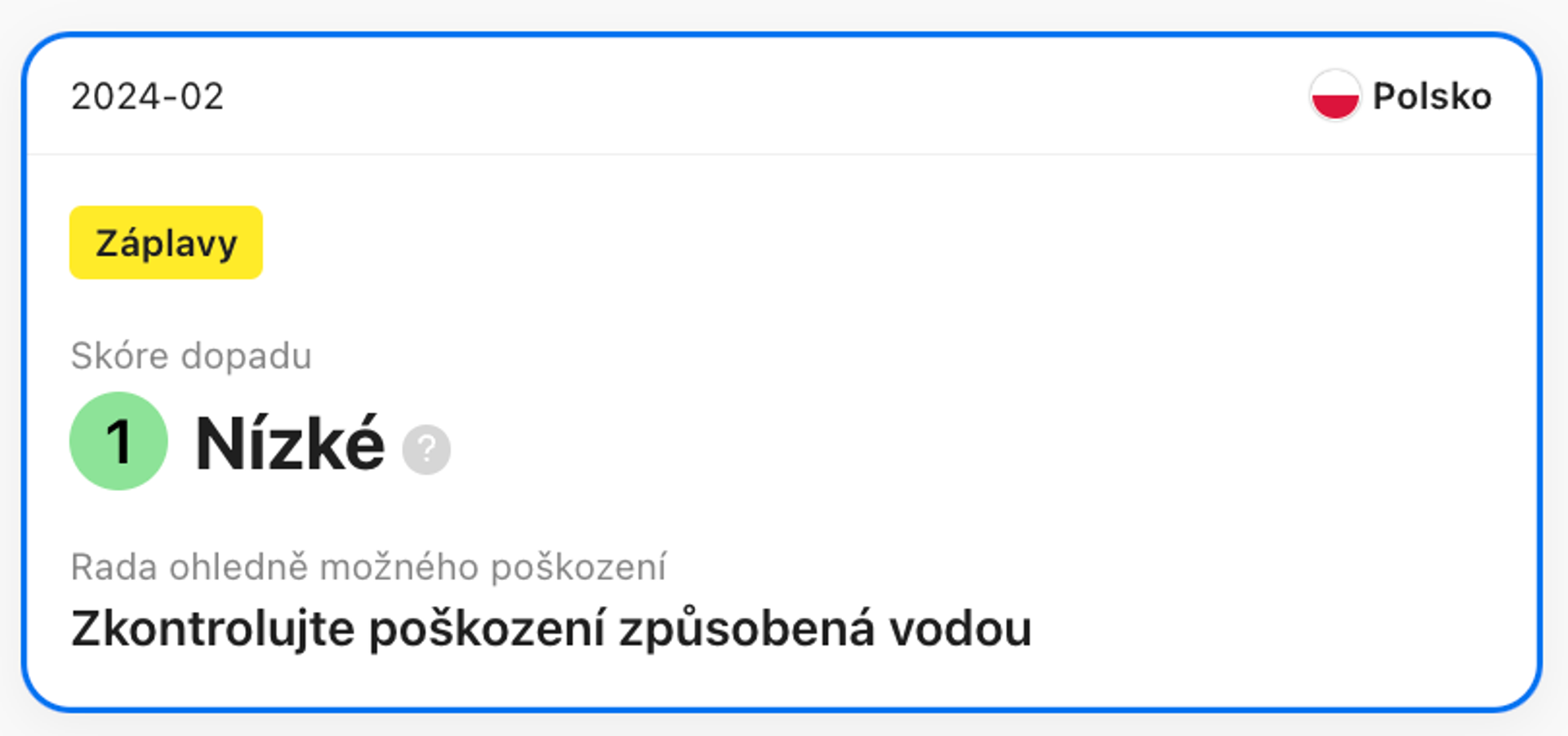 Záznam sopečné erupce ve zprávě o historii vozidla