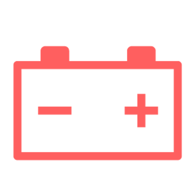 Battery or charging system warning light