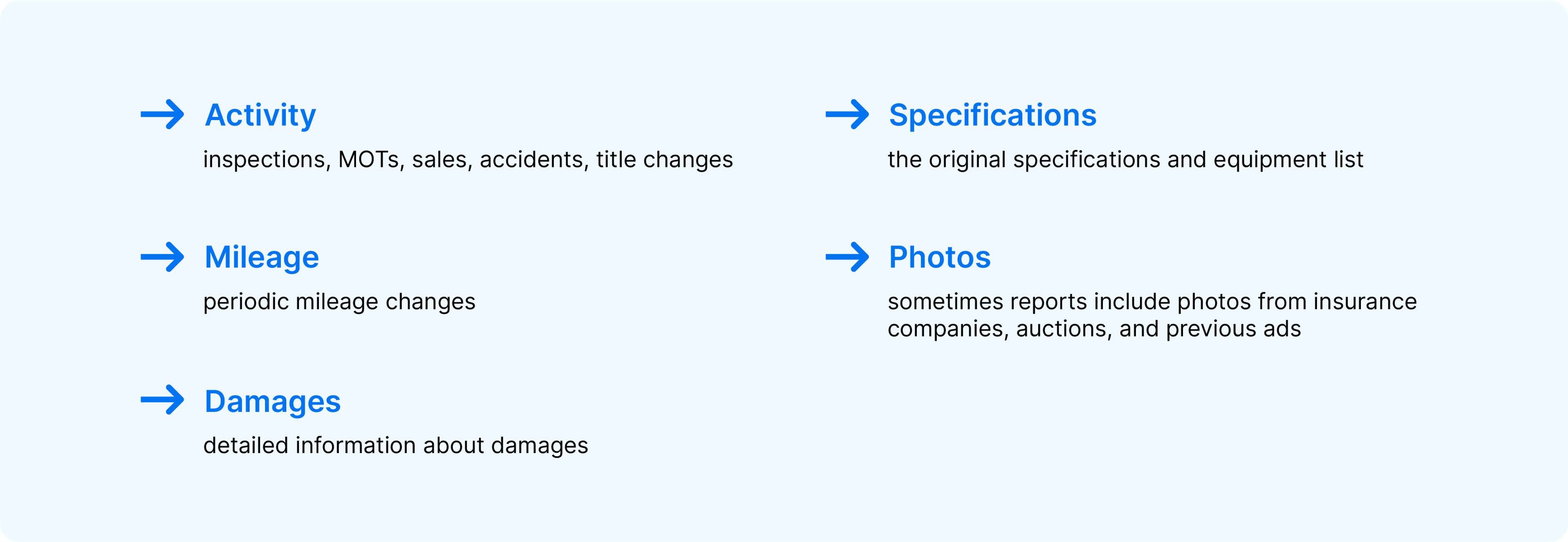 What information can you find in a VIN report and what to do with it?