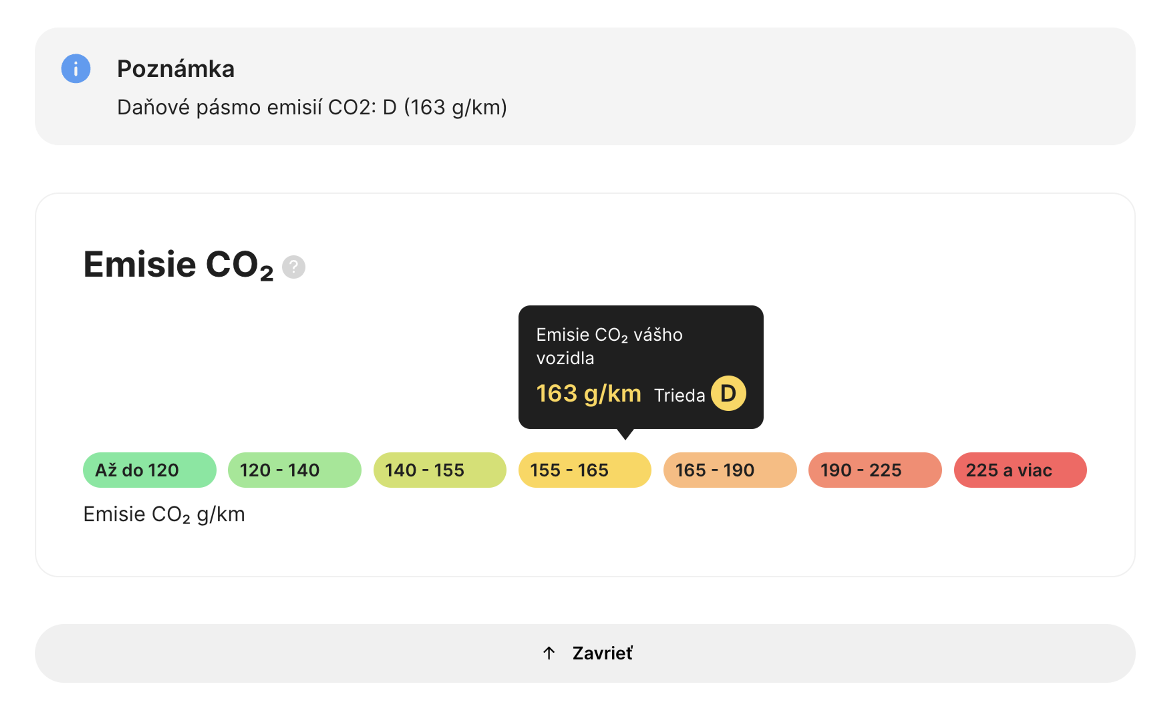 daňové pásmo v prehľade carVertical