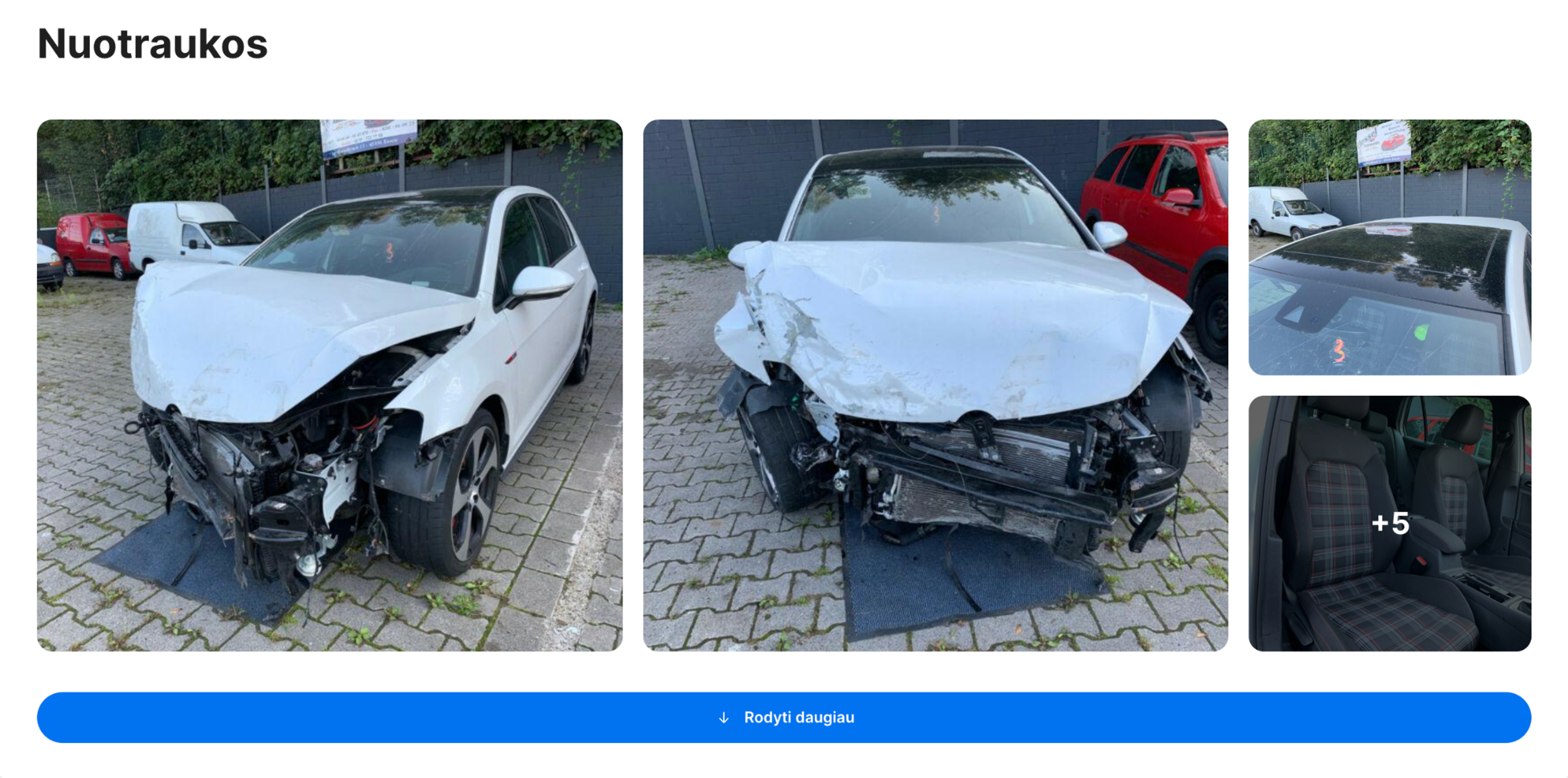 Patirtos žalos nuotraukos