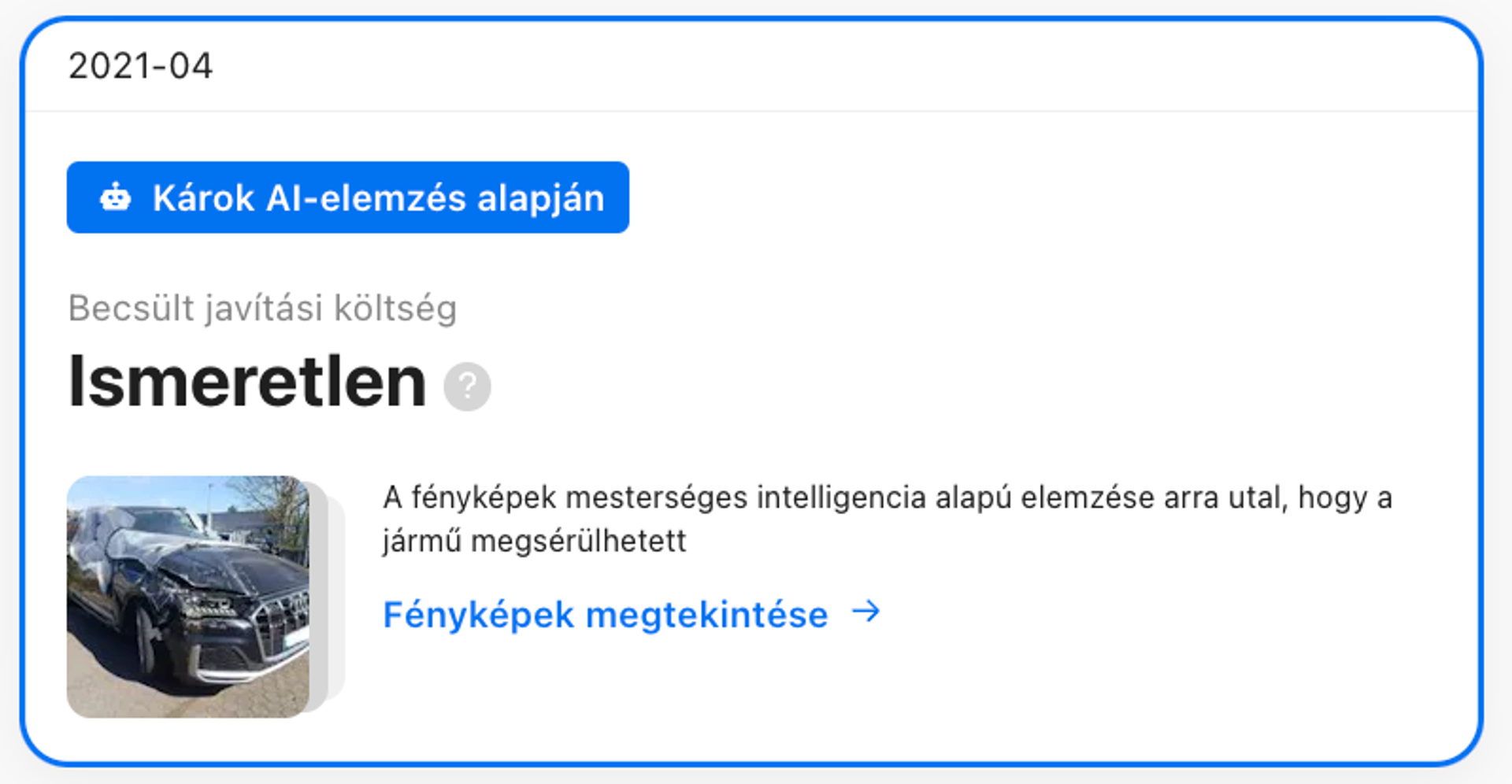 AI károk betekintése