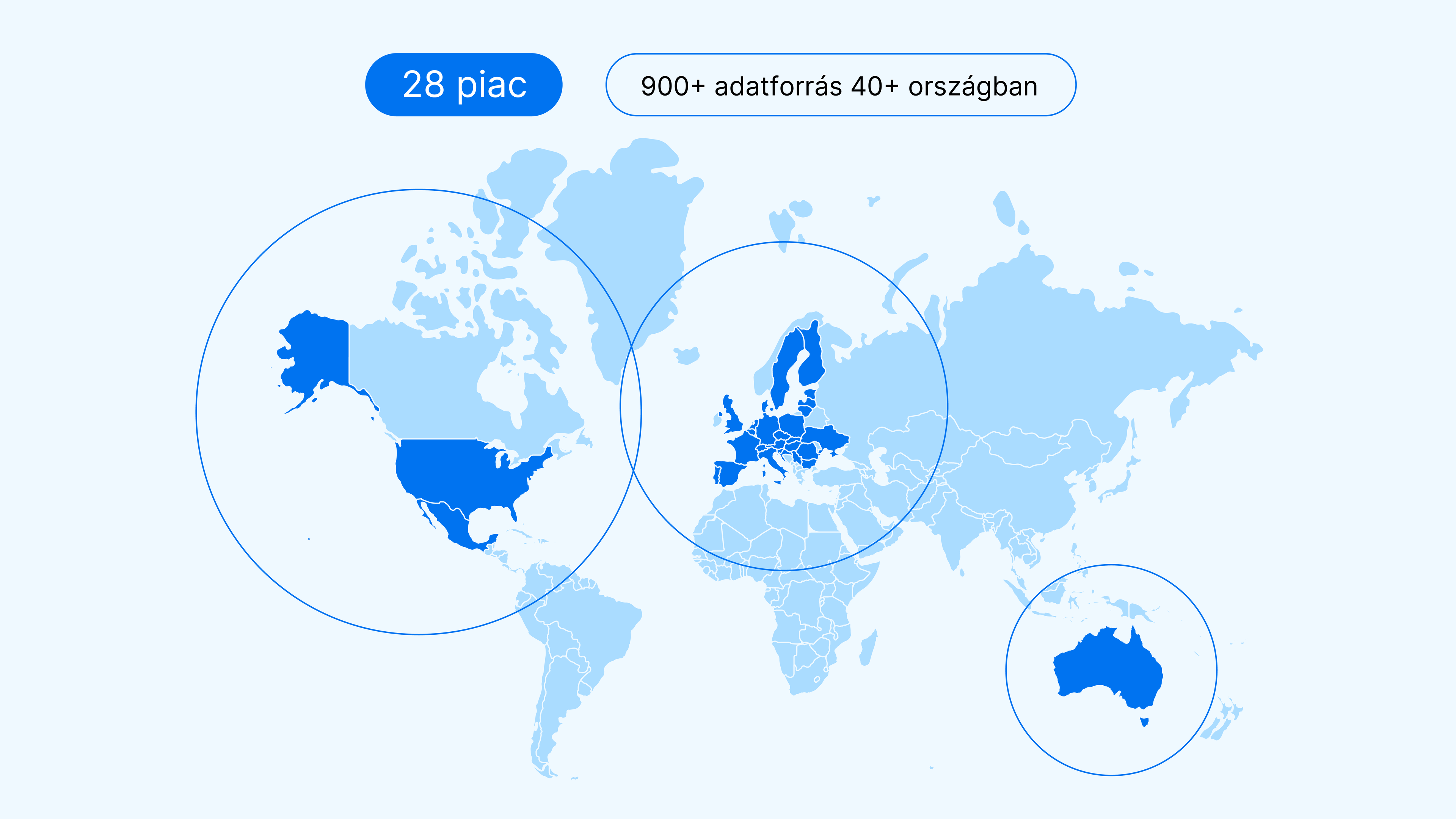 Piacok, adatforrások, adatországok, térkép kép