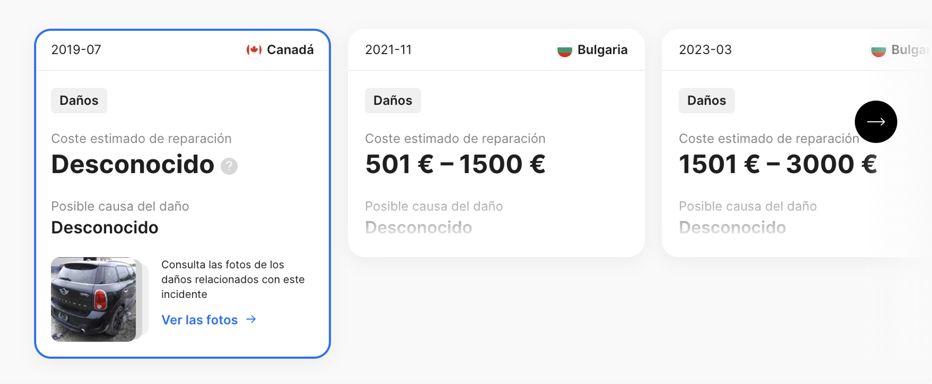 Coincidencia de daños