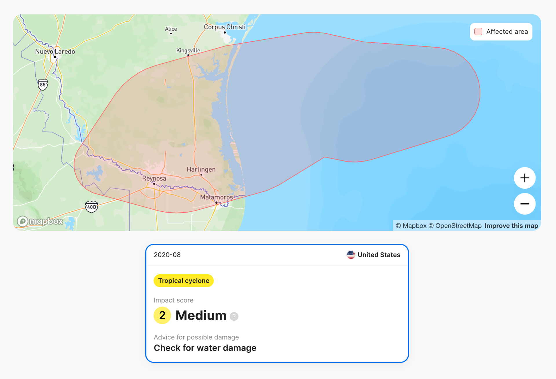 Disaster Report Avoid damaged cars with our new Natural Disasters report feature