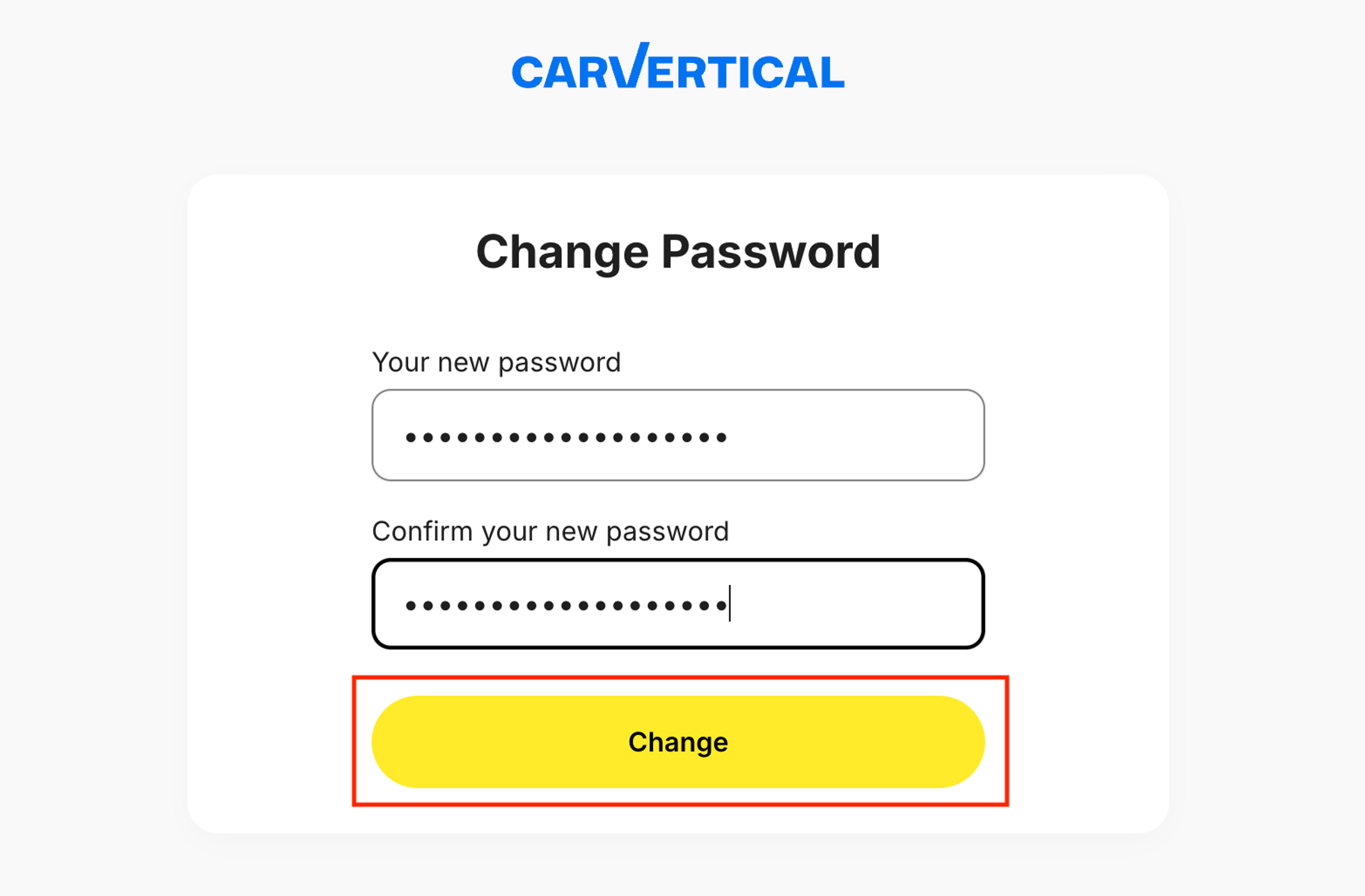 change password