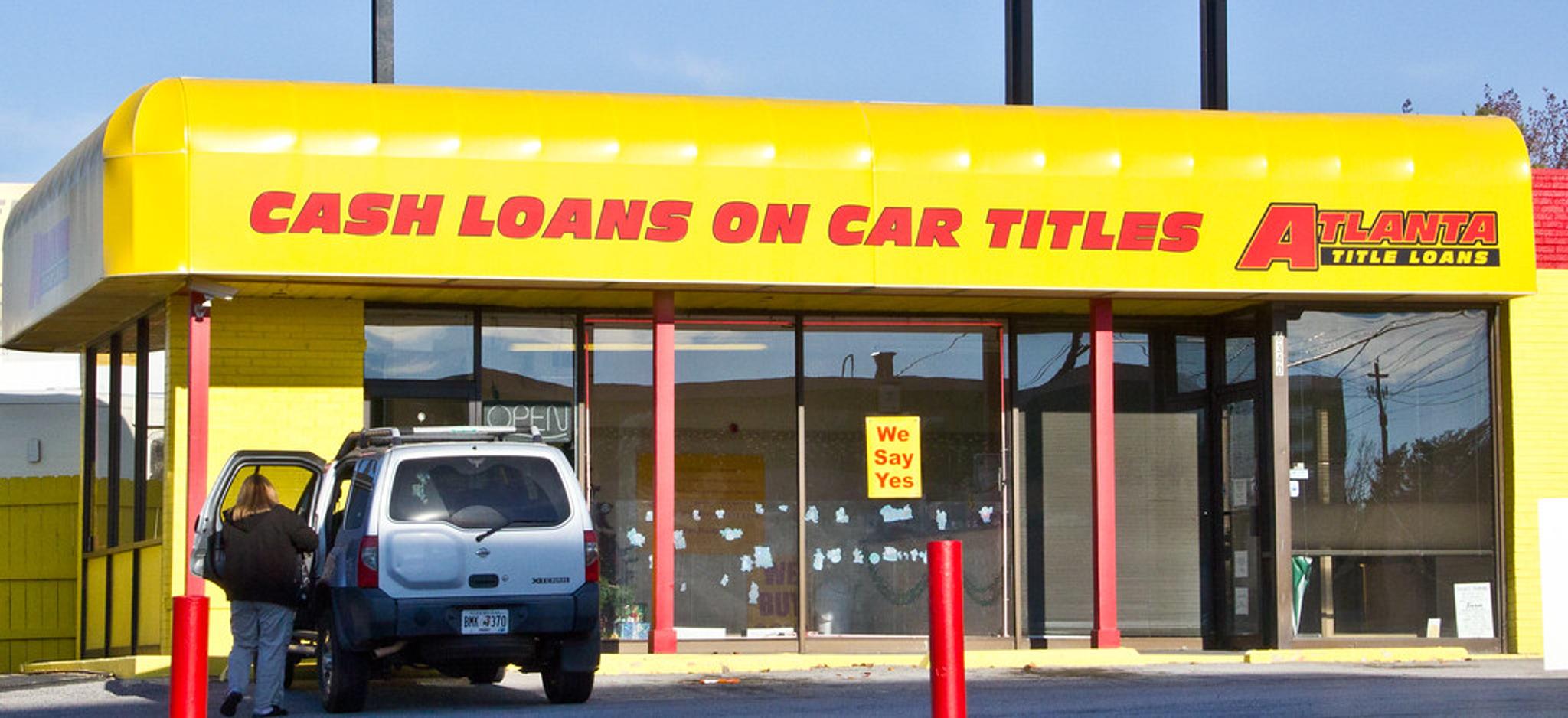 Title loan advertisement