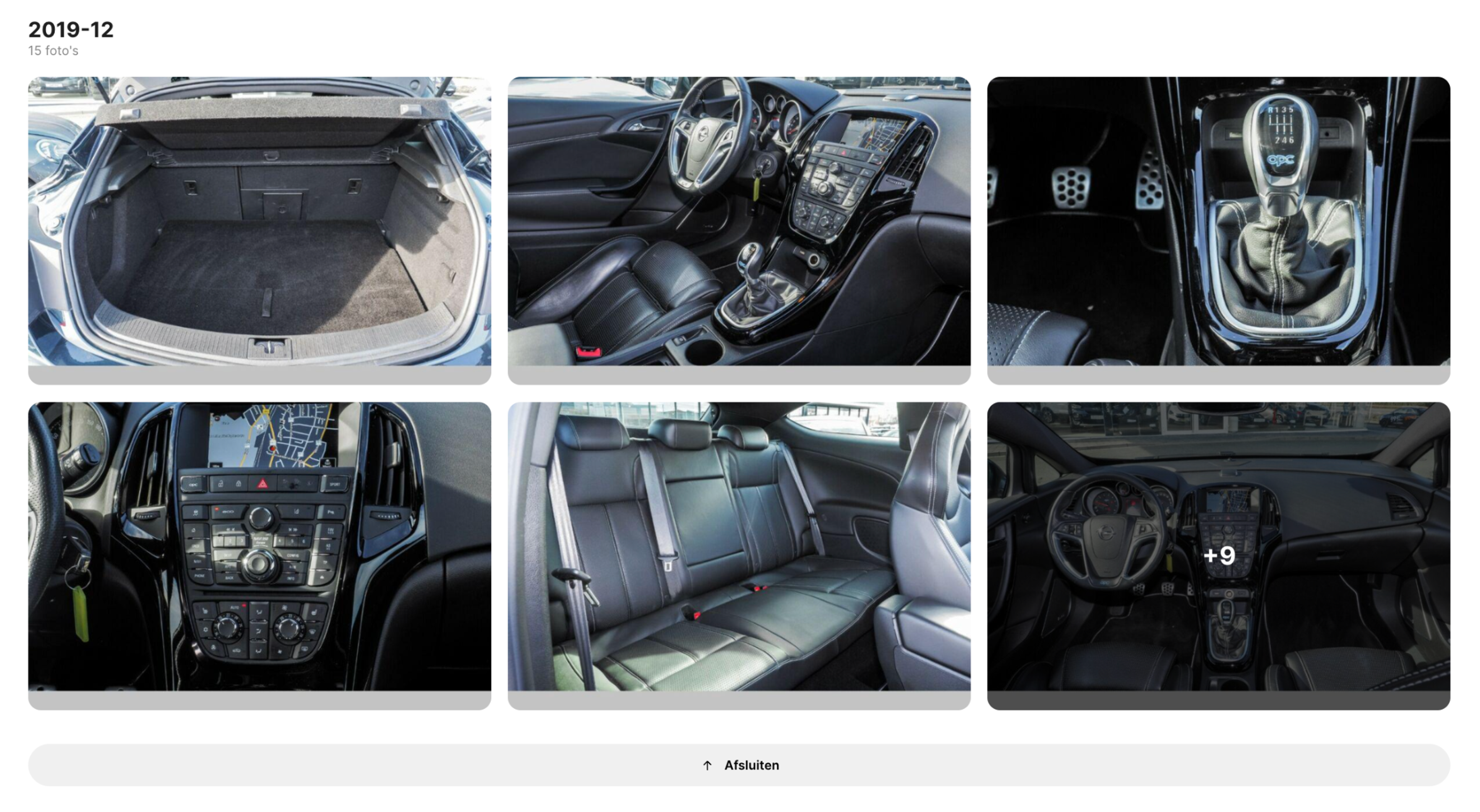 Fotosectie in carVertical-rapport