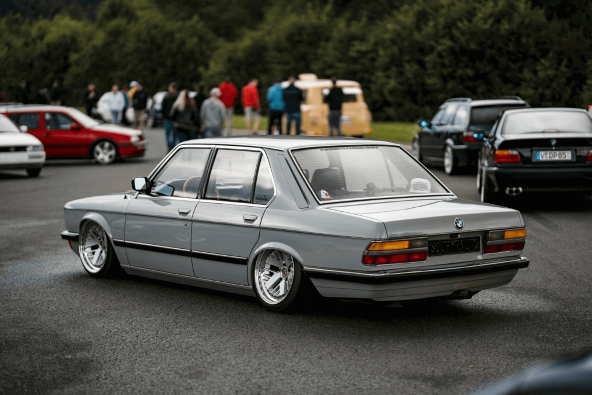 old tuned BMW