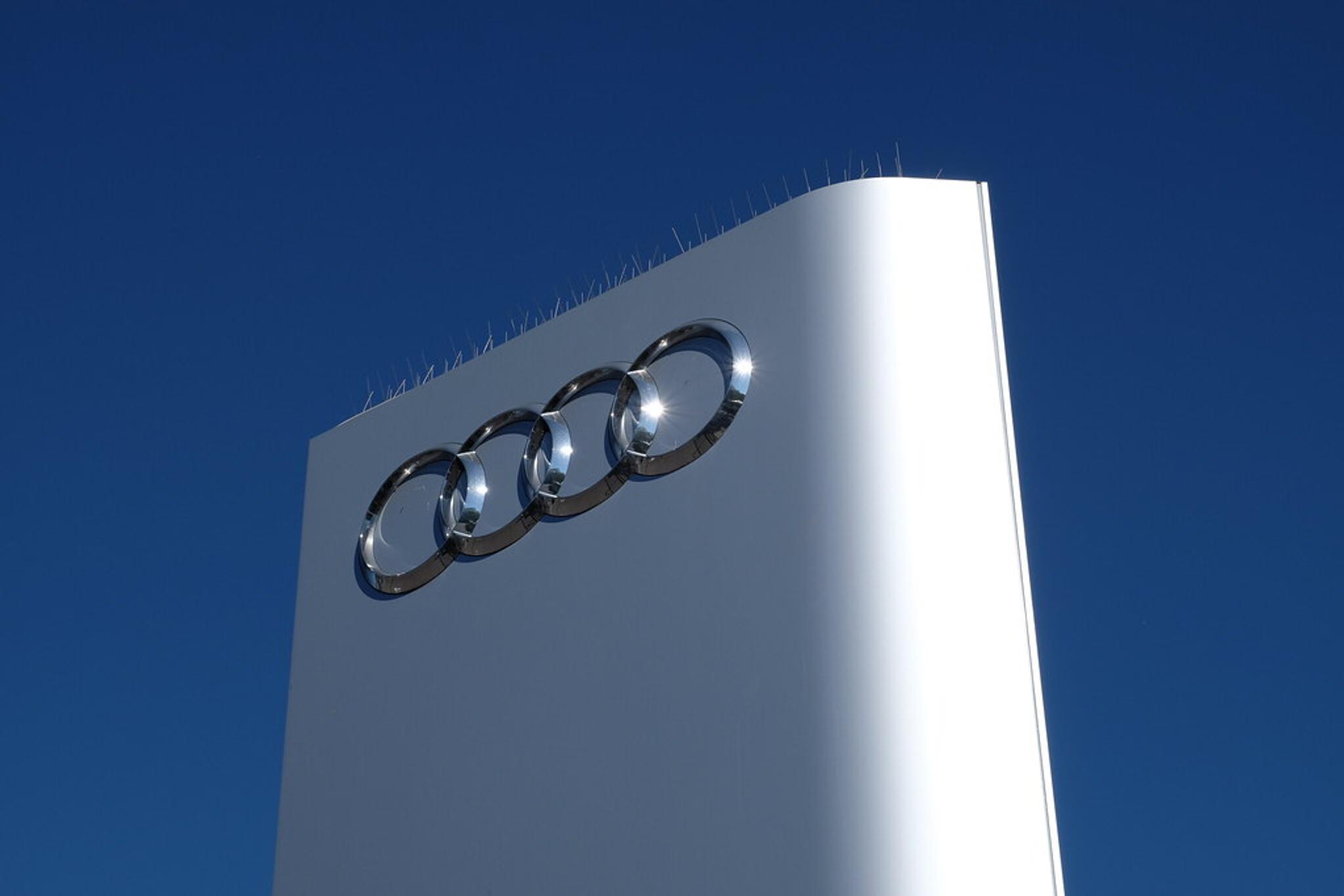 Audi dealership sign