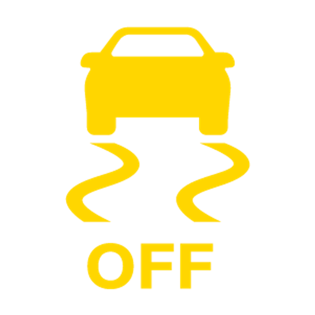 Traction control off light