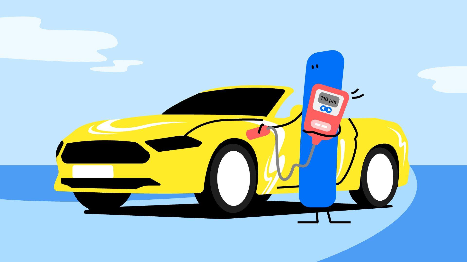 How to use a car paint thickness gauge | carVertical