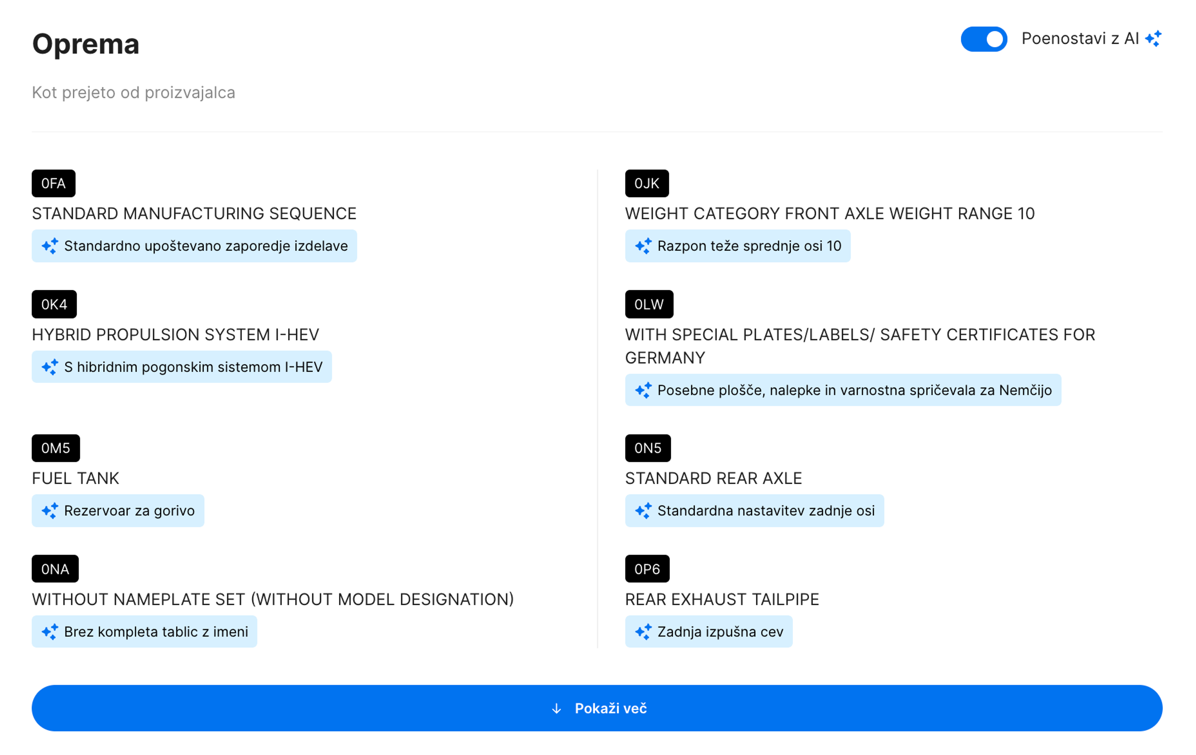 Poenostavite s funkcijo umetne inteligence v poročilu carVertical