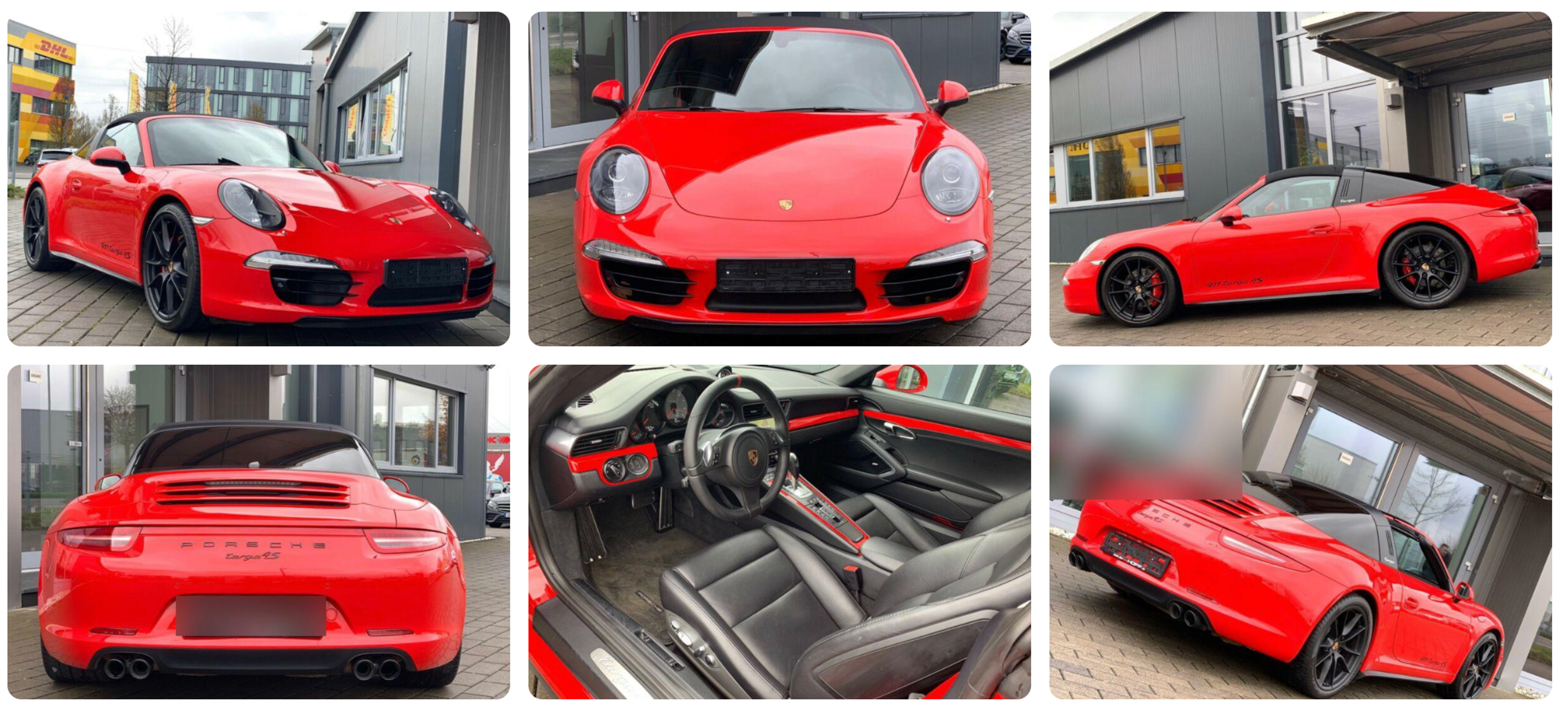 Fotos des Porsche nach der Reparatur