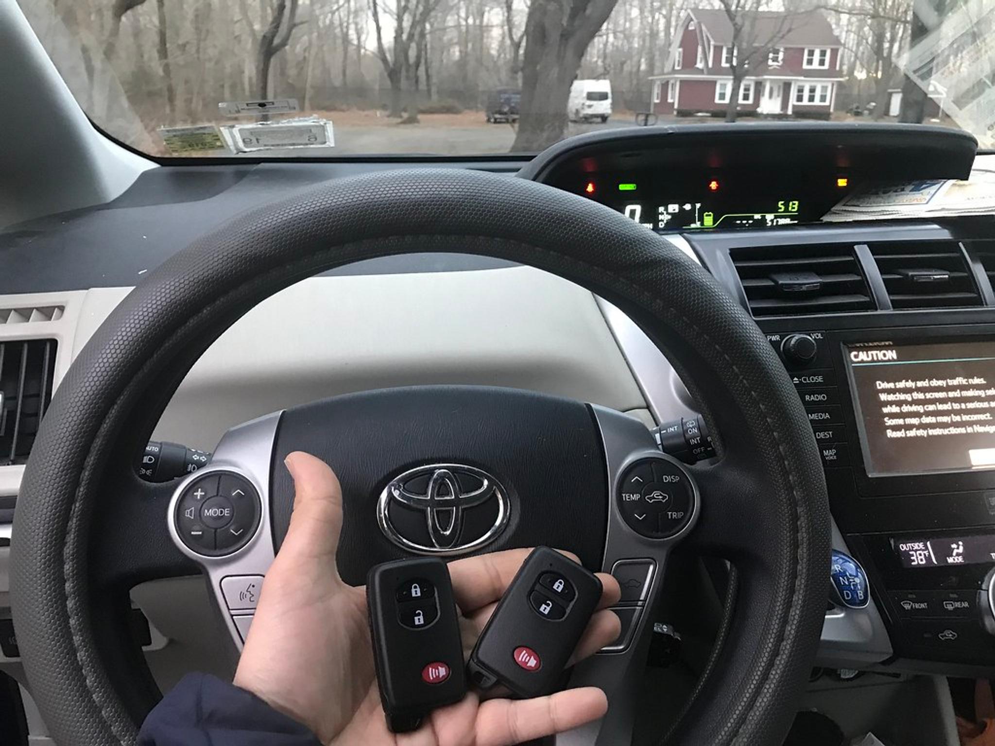Toyota Prius spare car key
