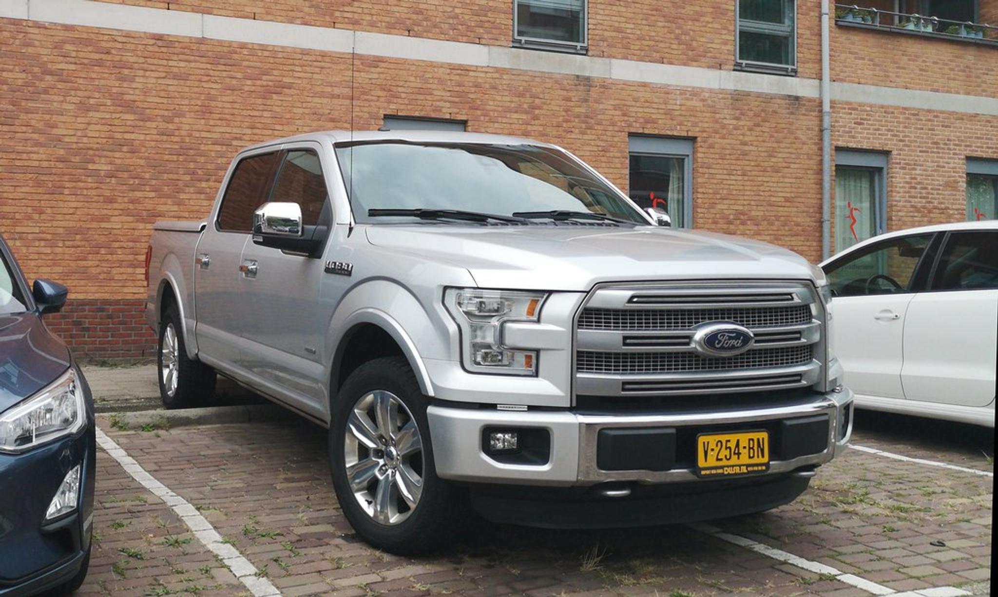 Silver Ford F-Series pickup truck