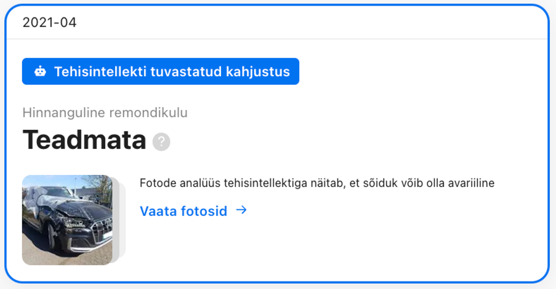 AI kahju ülevaade