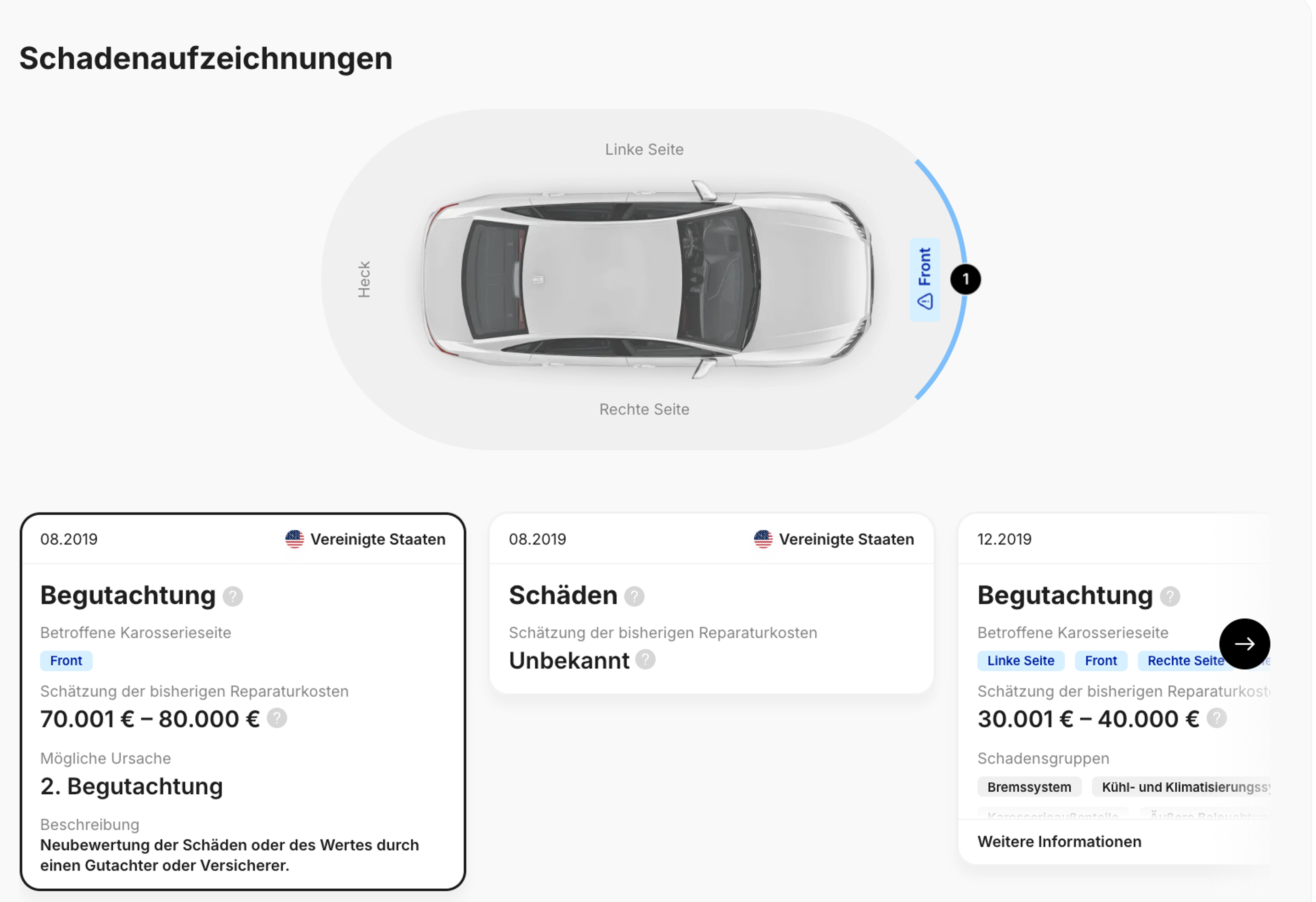 Schadensprotokoll  