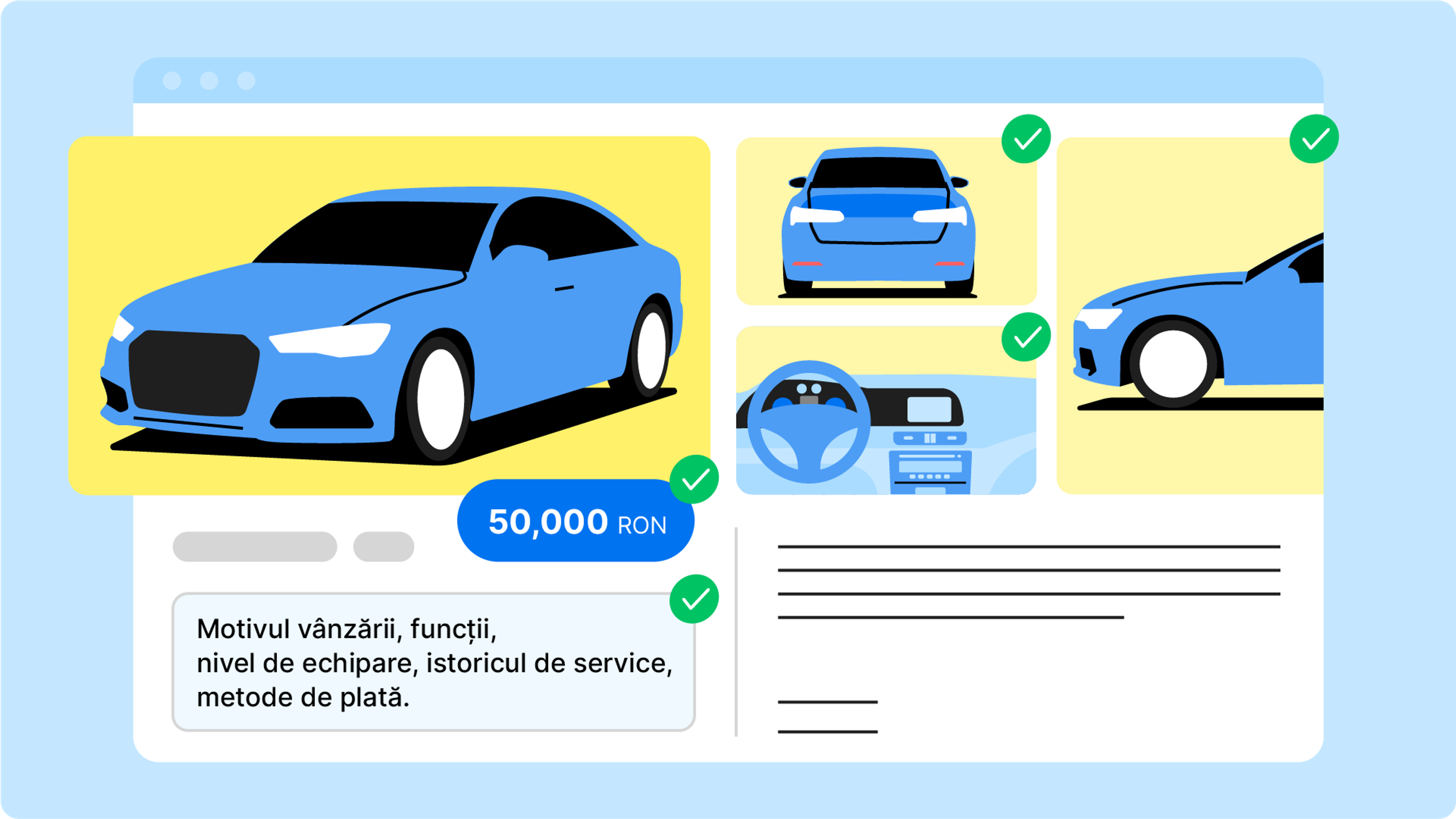 Un exemplu de reclamă auto bună