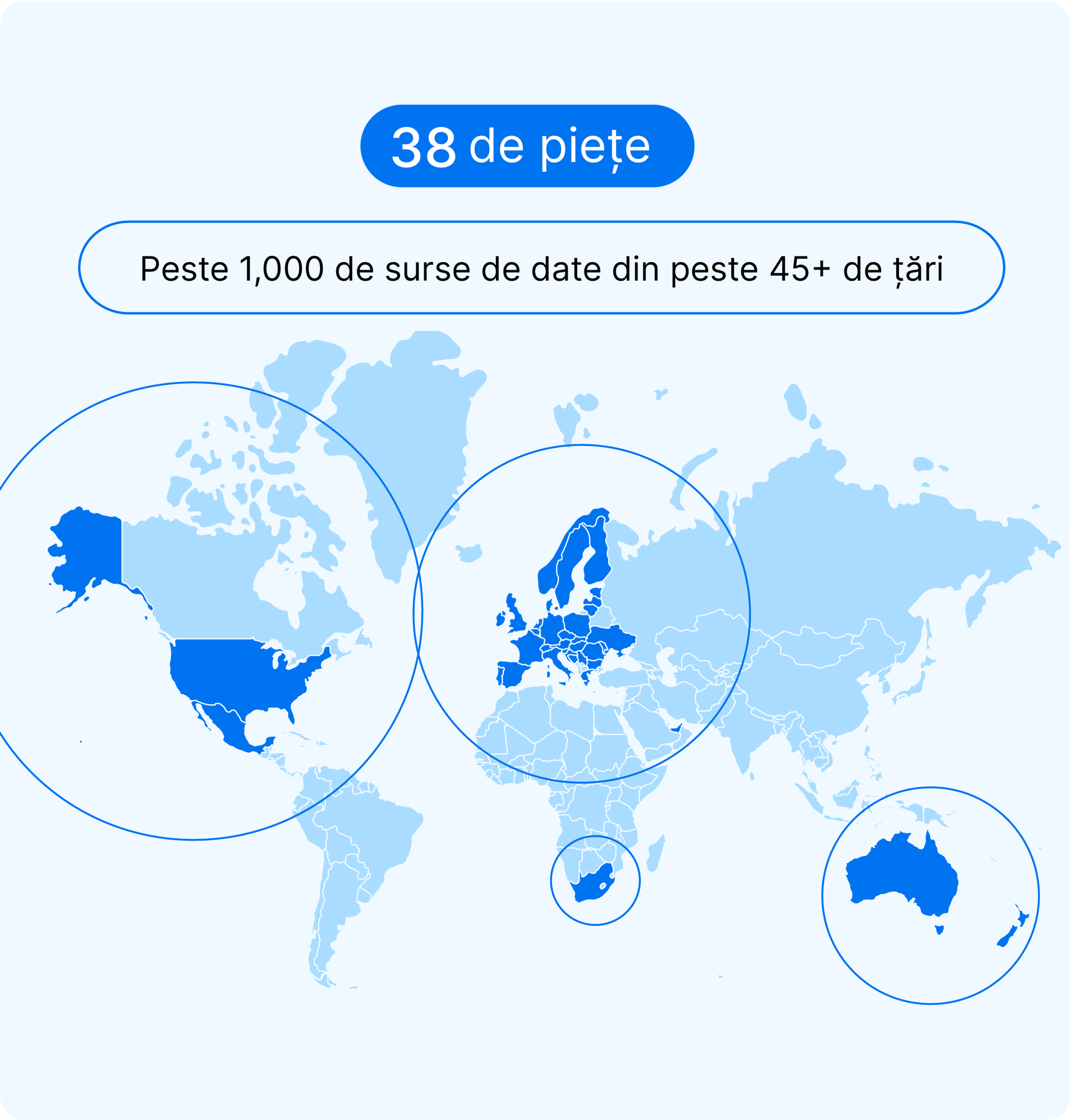 Piețe, surse de date, țări de date, imagine hartă