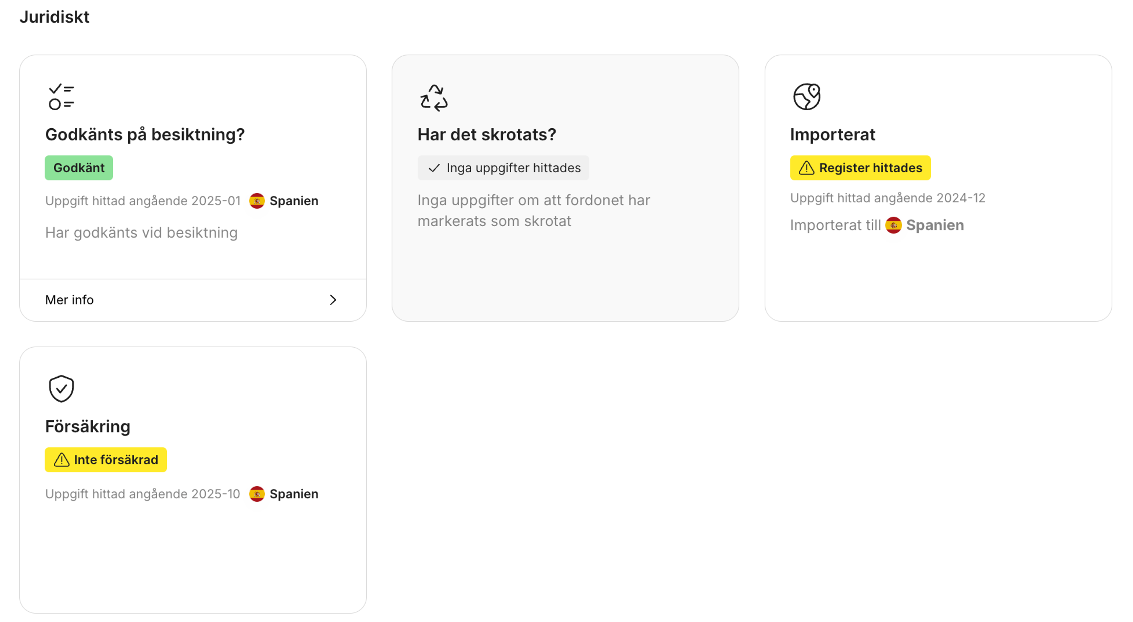 Kontroll av juridisk status