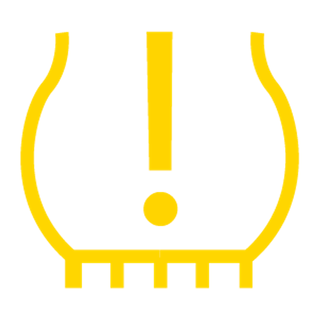 Tire pressure warning light