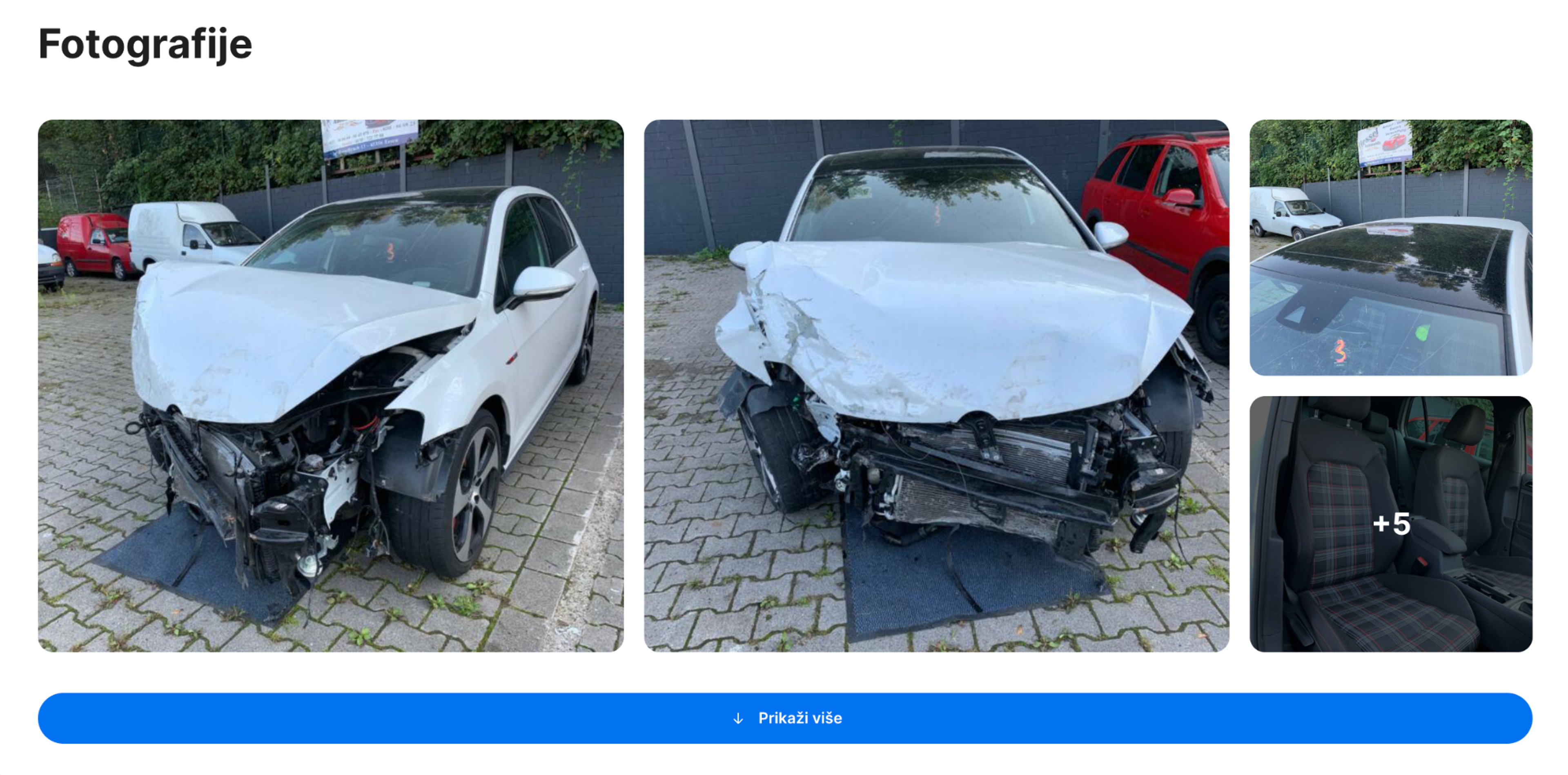 Fotografii cu daune vizibile