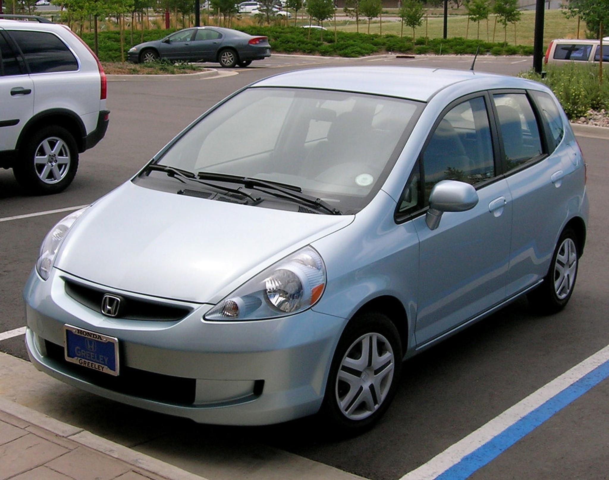 Grey Honda Fit (2001-2008)