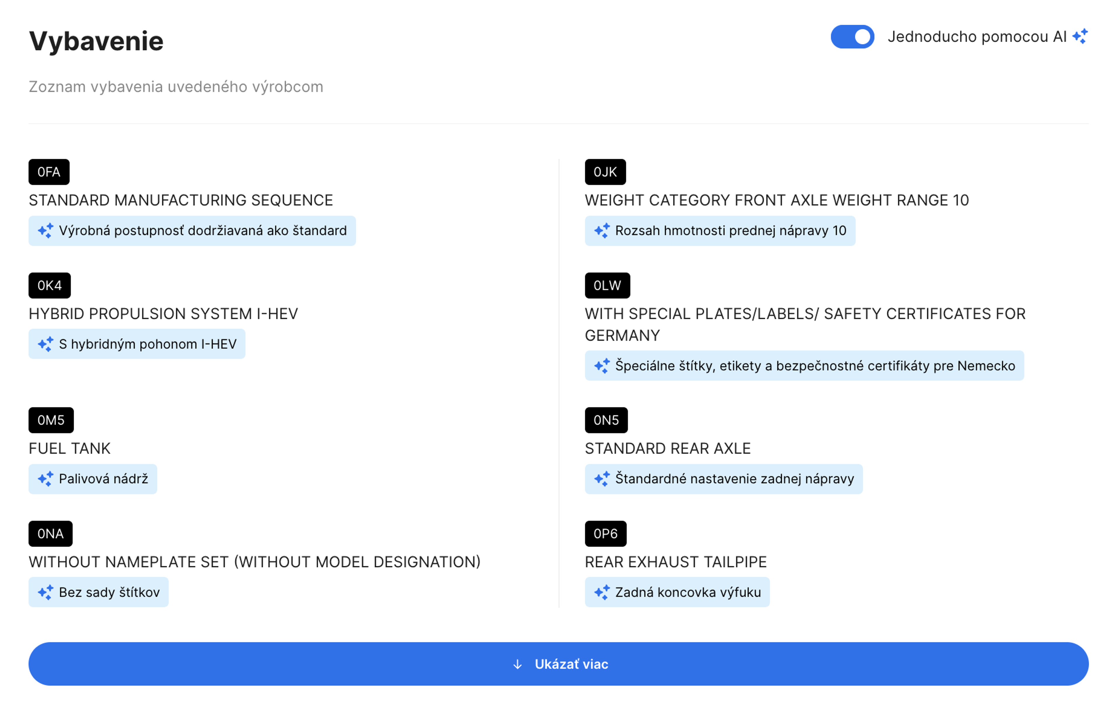 Zjednodušte pomocou funkcie AI v prehľade carVertical