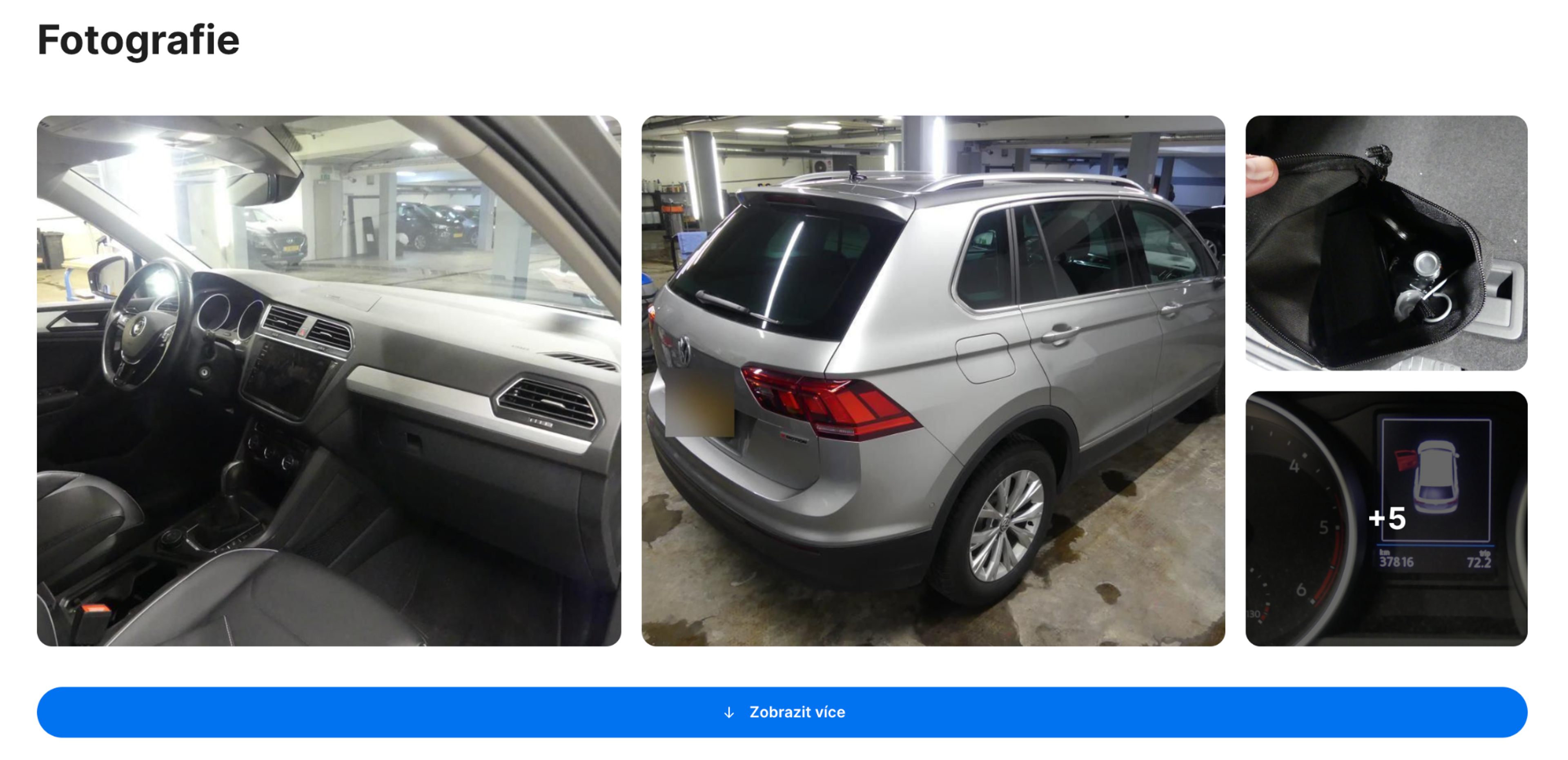 Sekce fotografií v přehledu carVertical