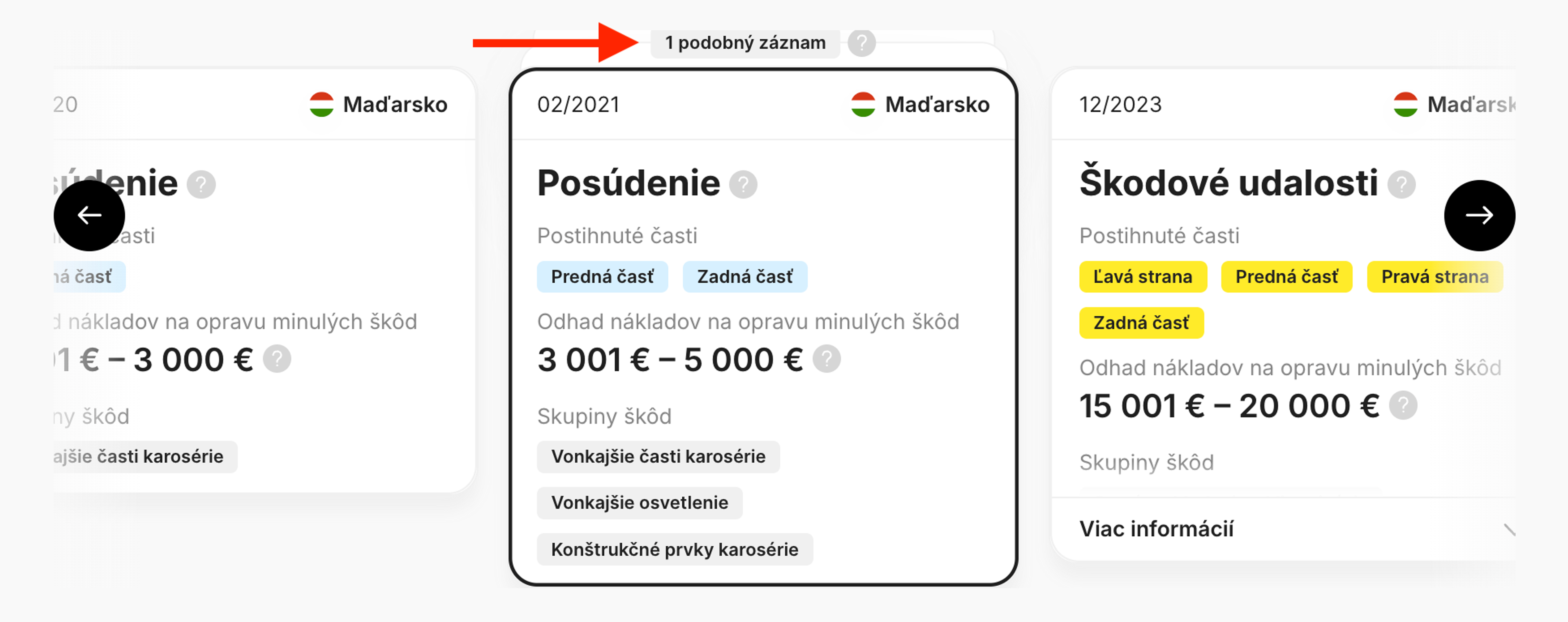 Podobné záznamy v sekcii Poškodenie