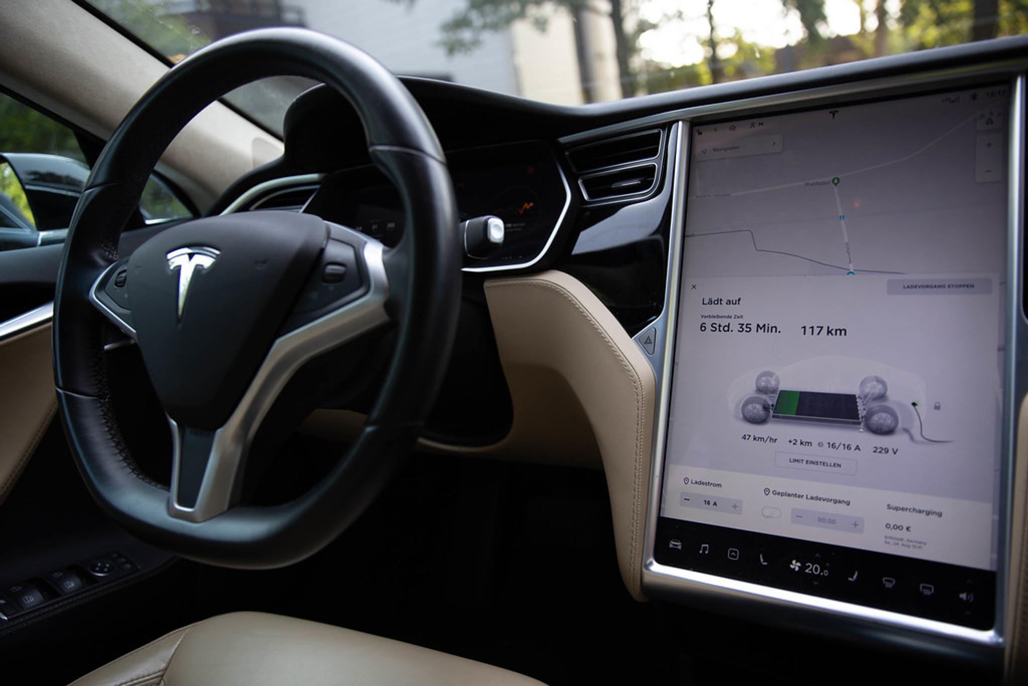 Tesla dashboard