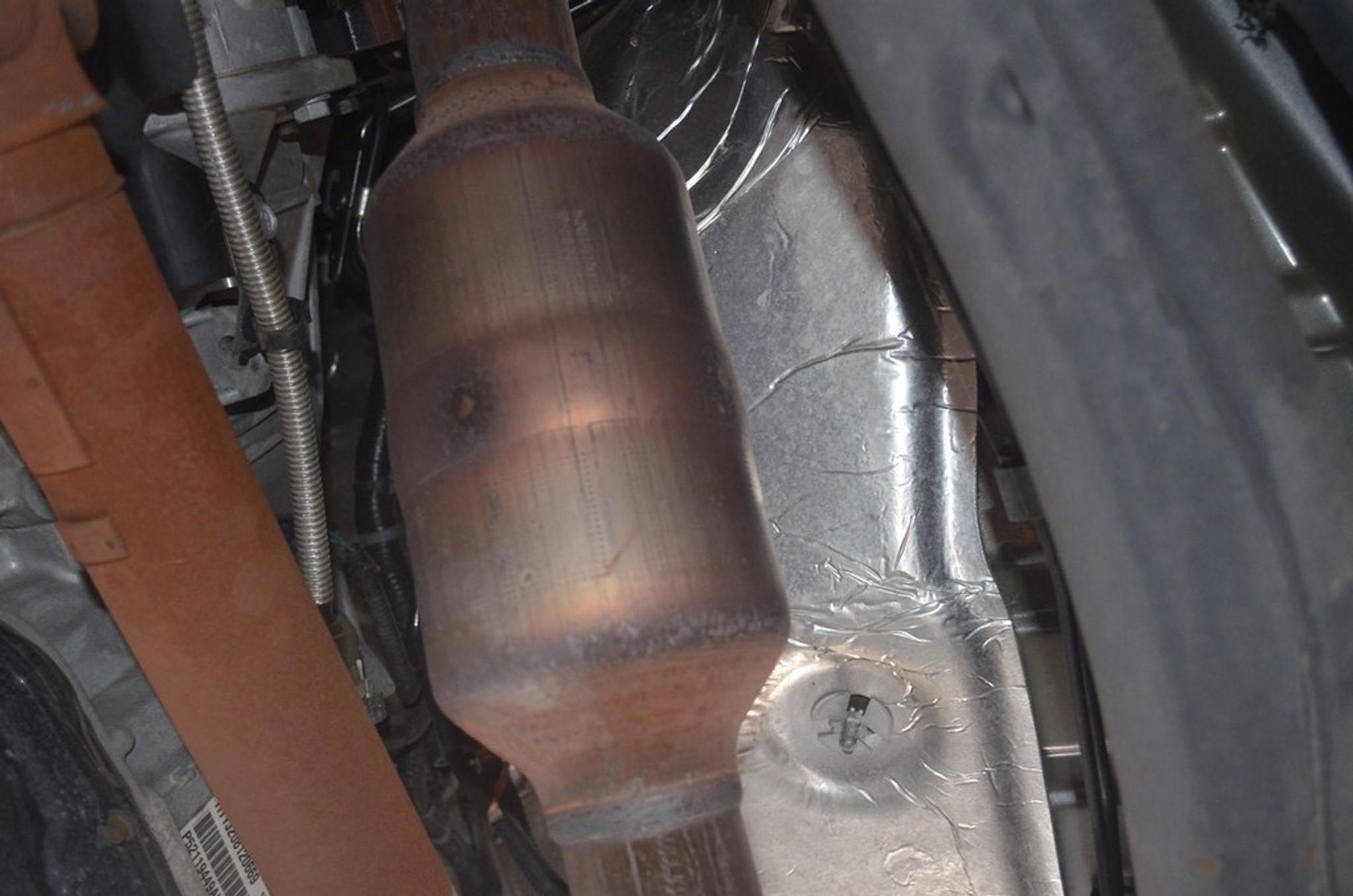 How the catalytic converter looks like