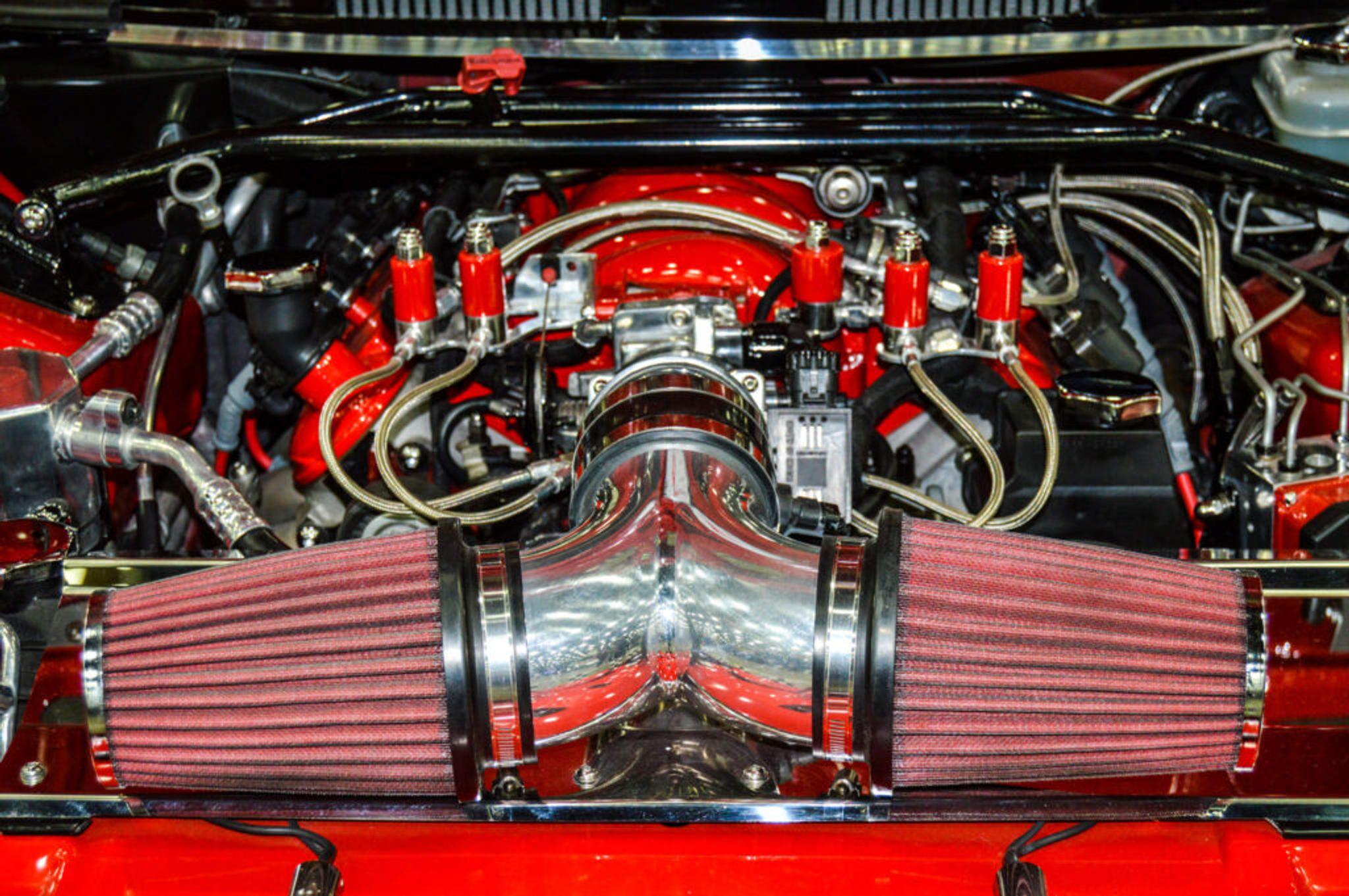 Custom engine bay