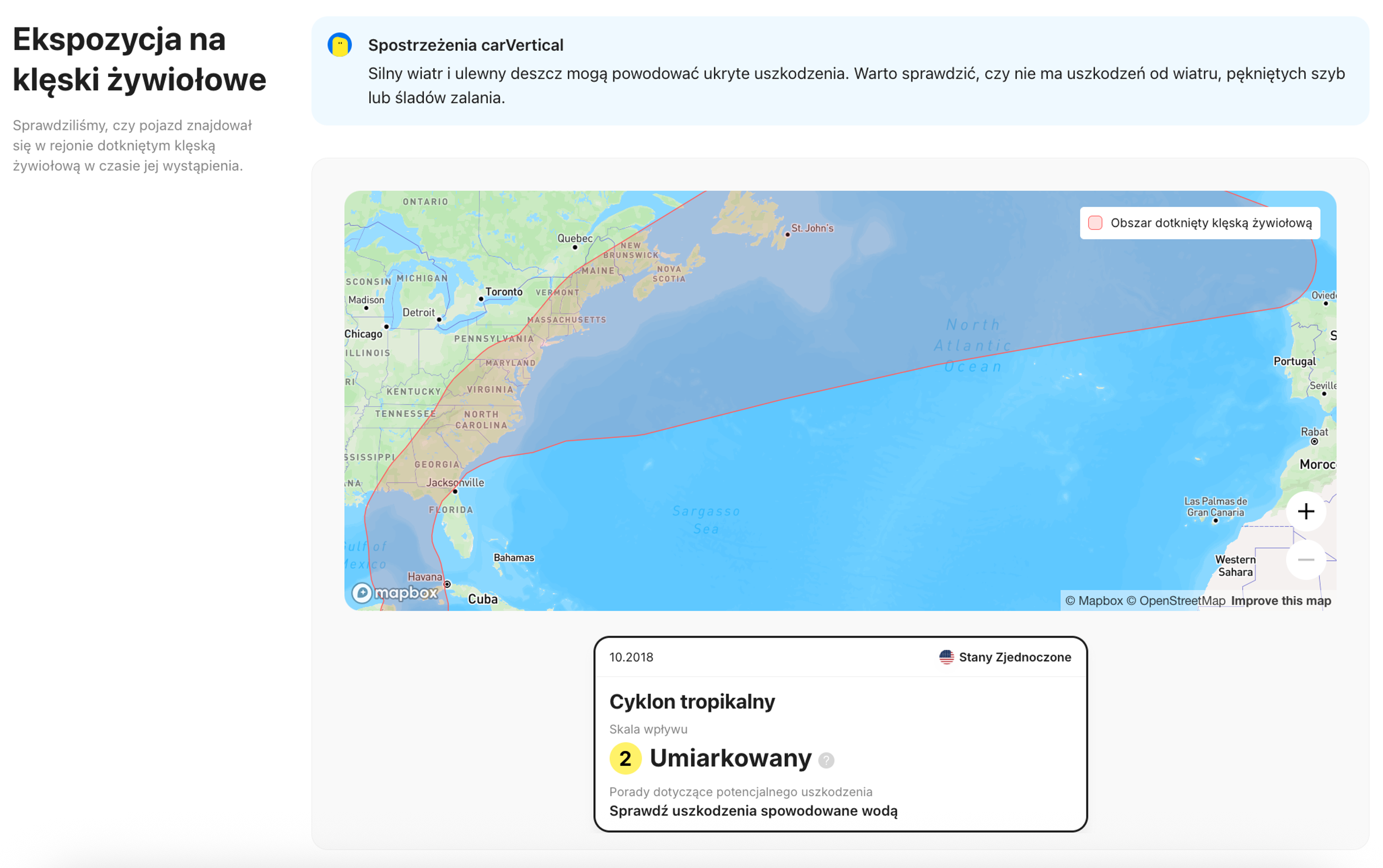 Ekspozycja na klęski żywiołowe