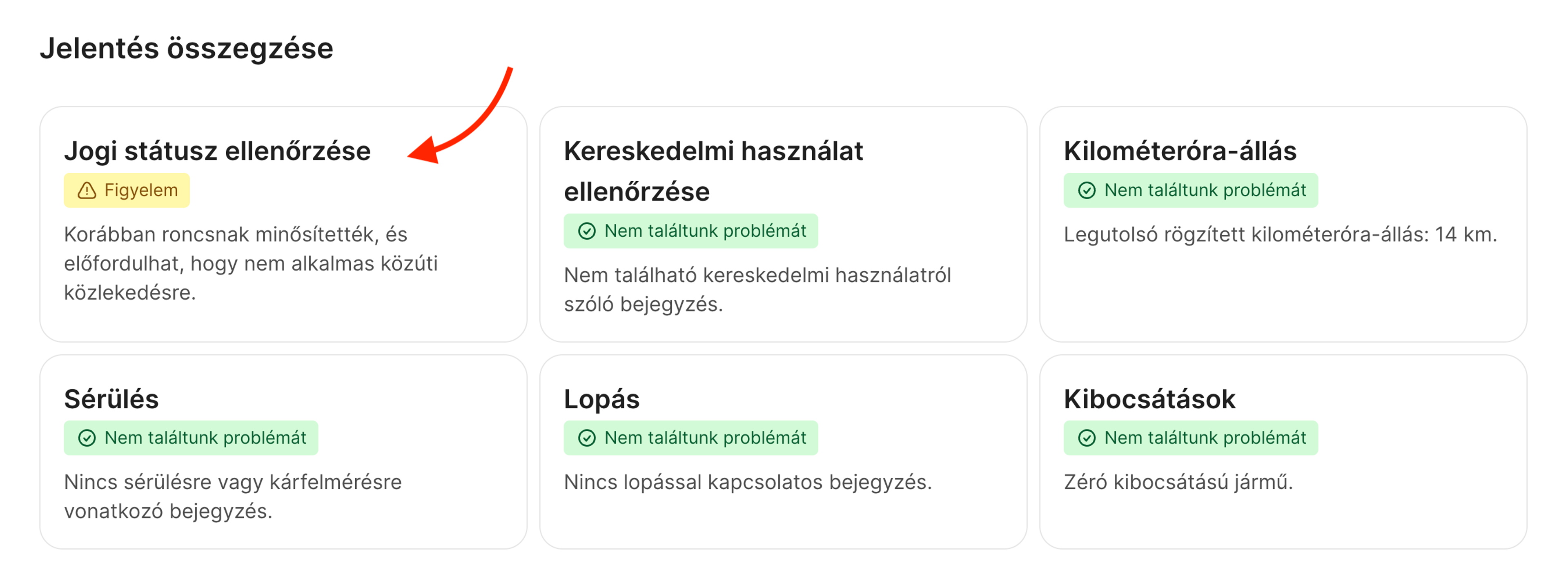 Jelentés összefoglaló