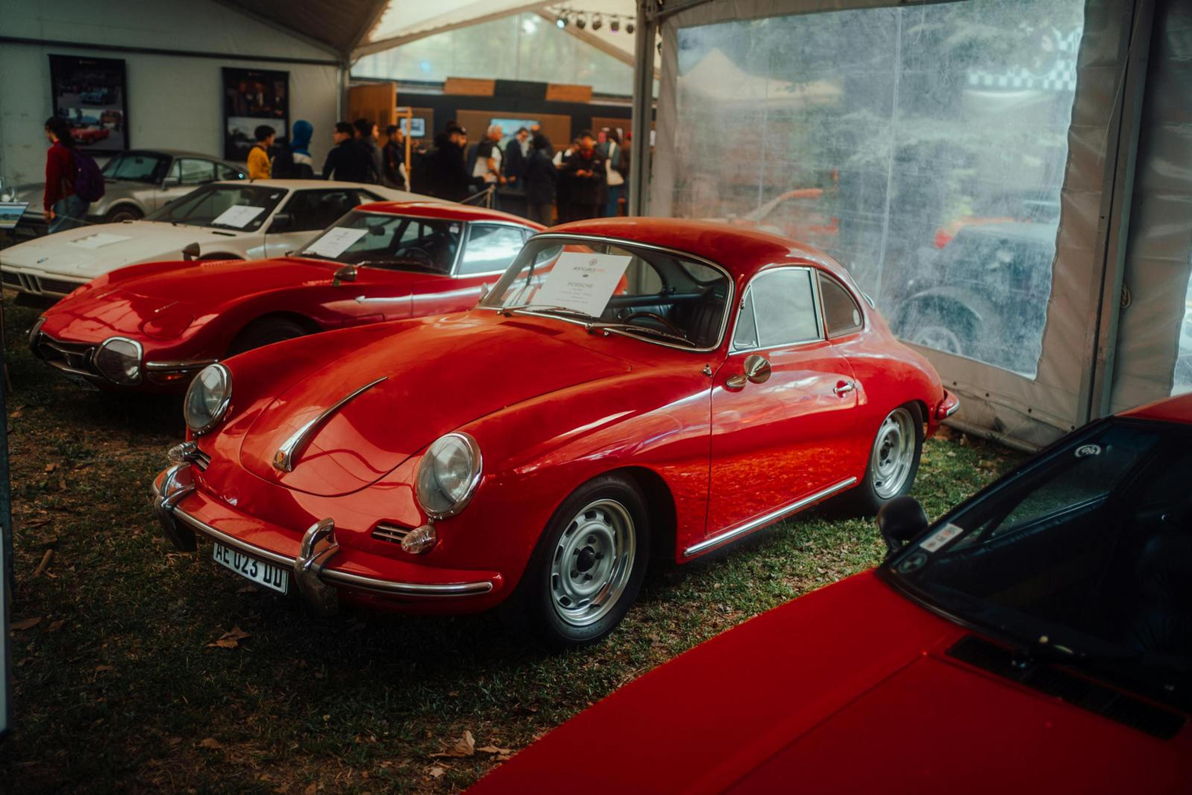 Classic red car