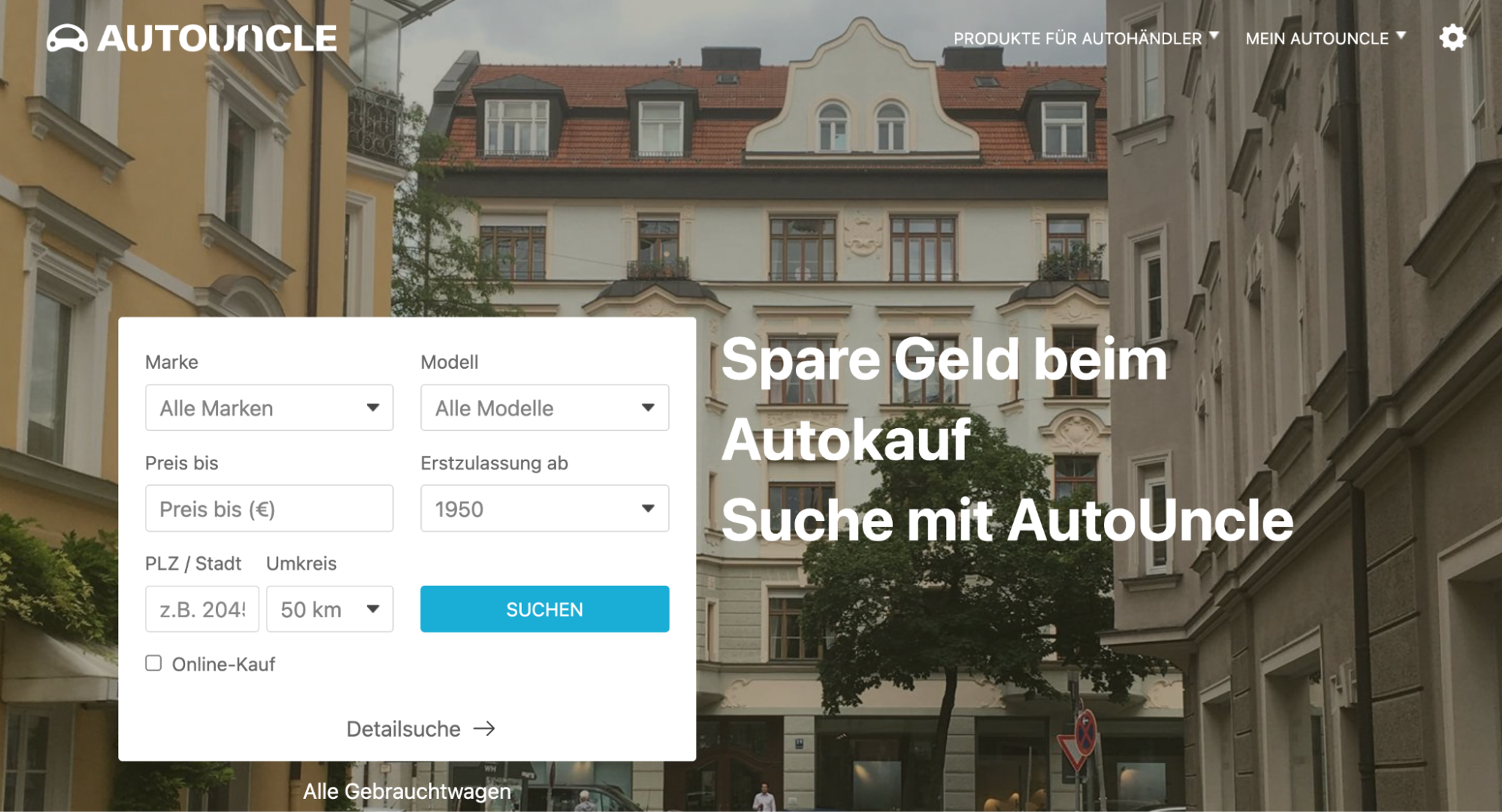 Домашня сторінка AutoUncle