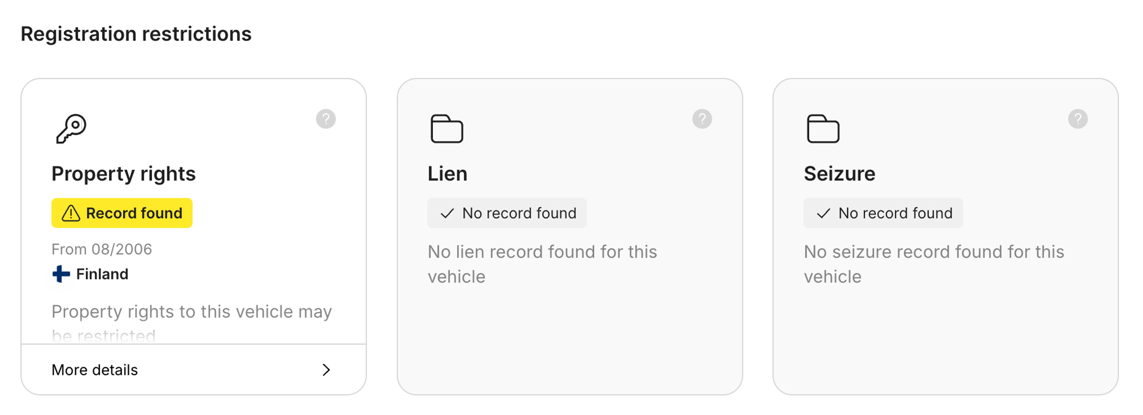 registration restrictions