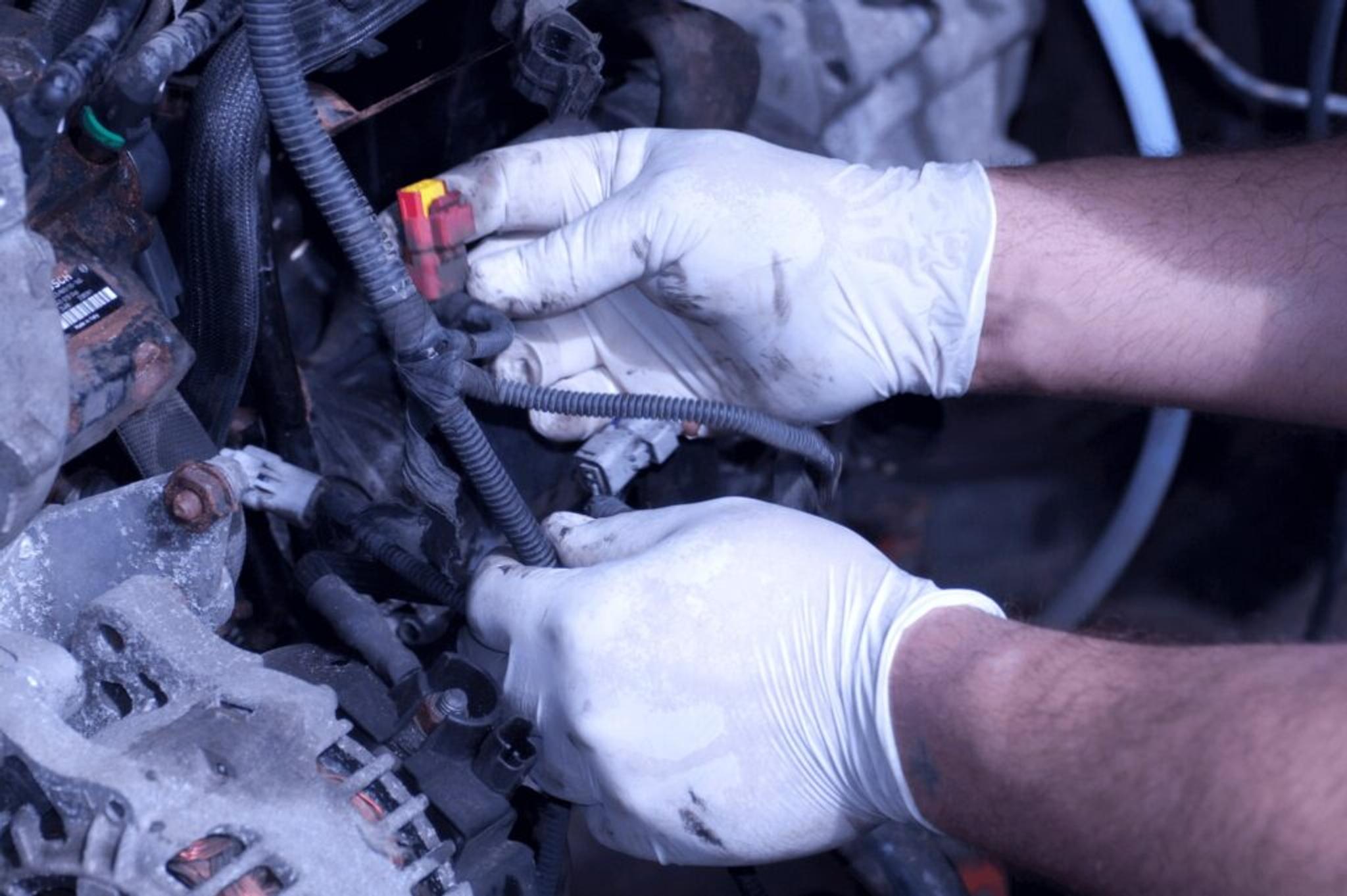 Car maintenance engine check