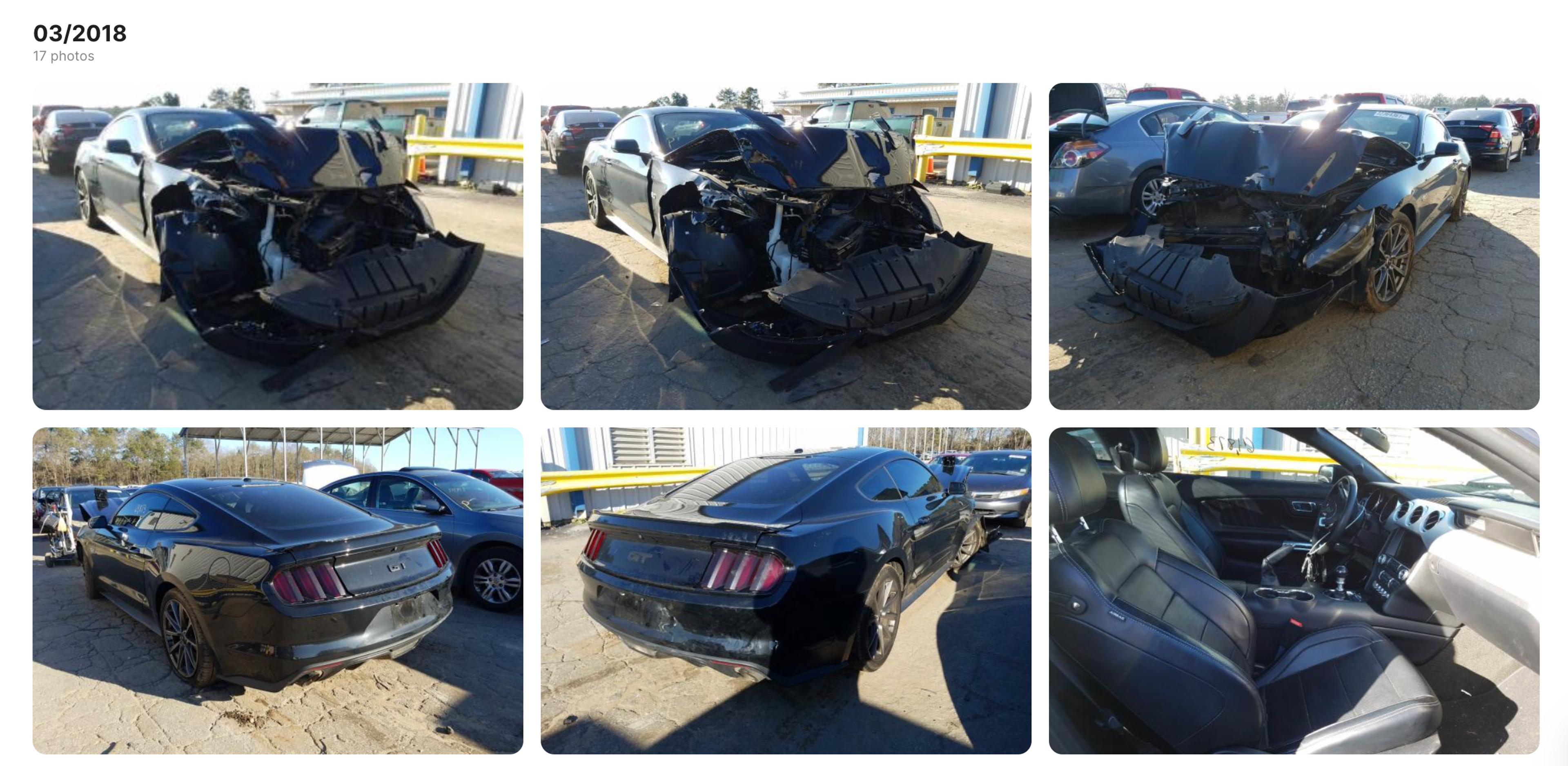 Car after an accident