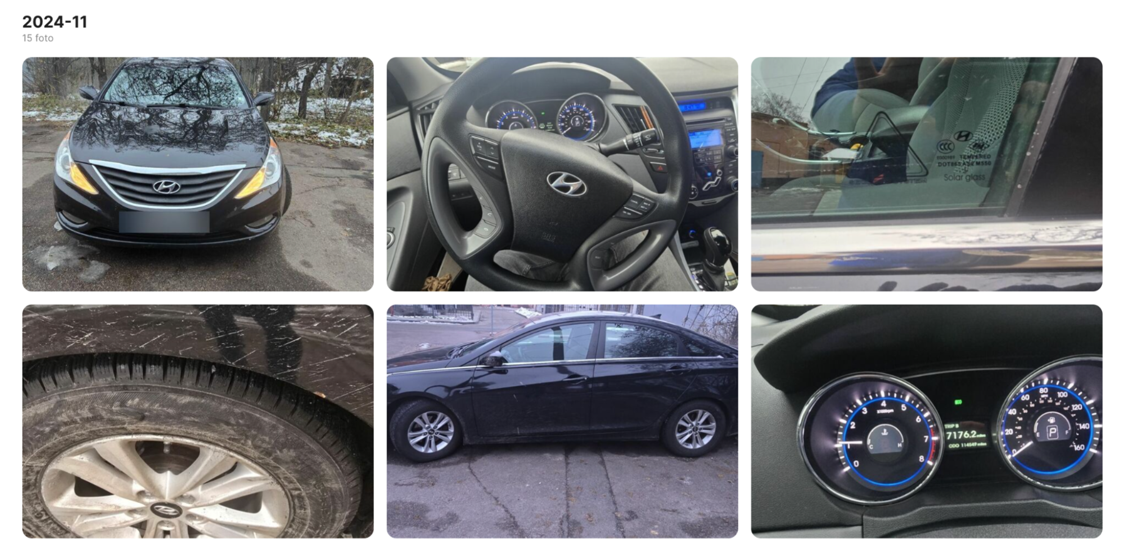 Foto dell'esterno di un'auto nel report carVertical