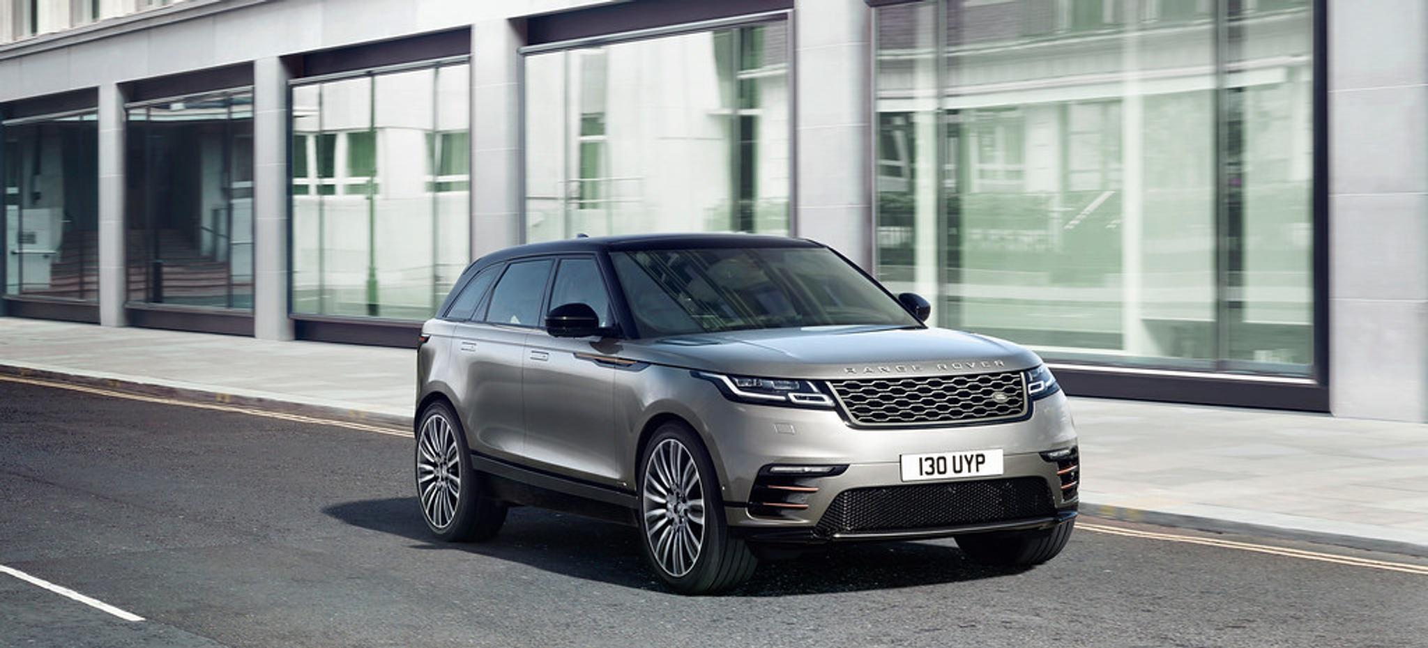 Grey Land Rover Range Rover Velar