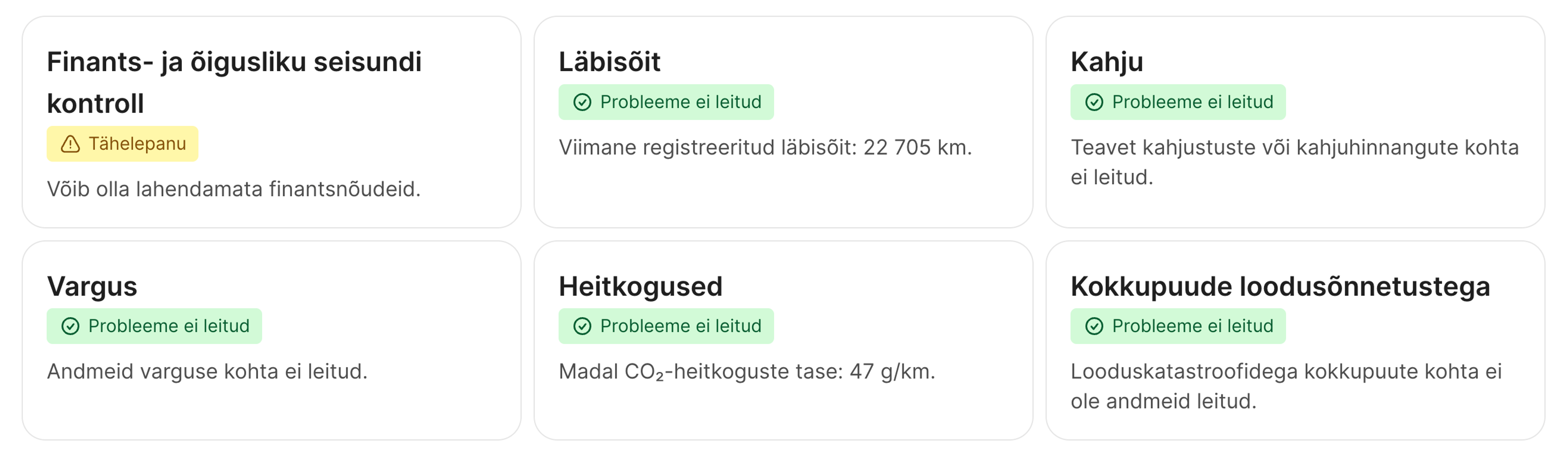 Aruande kokkuvõte
