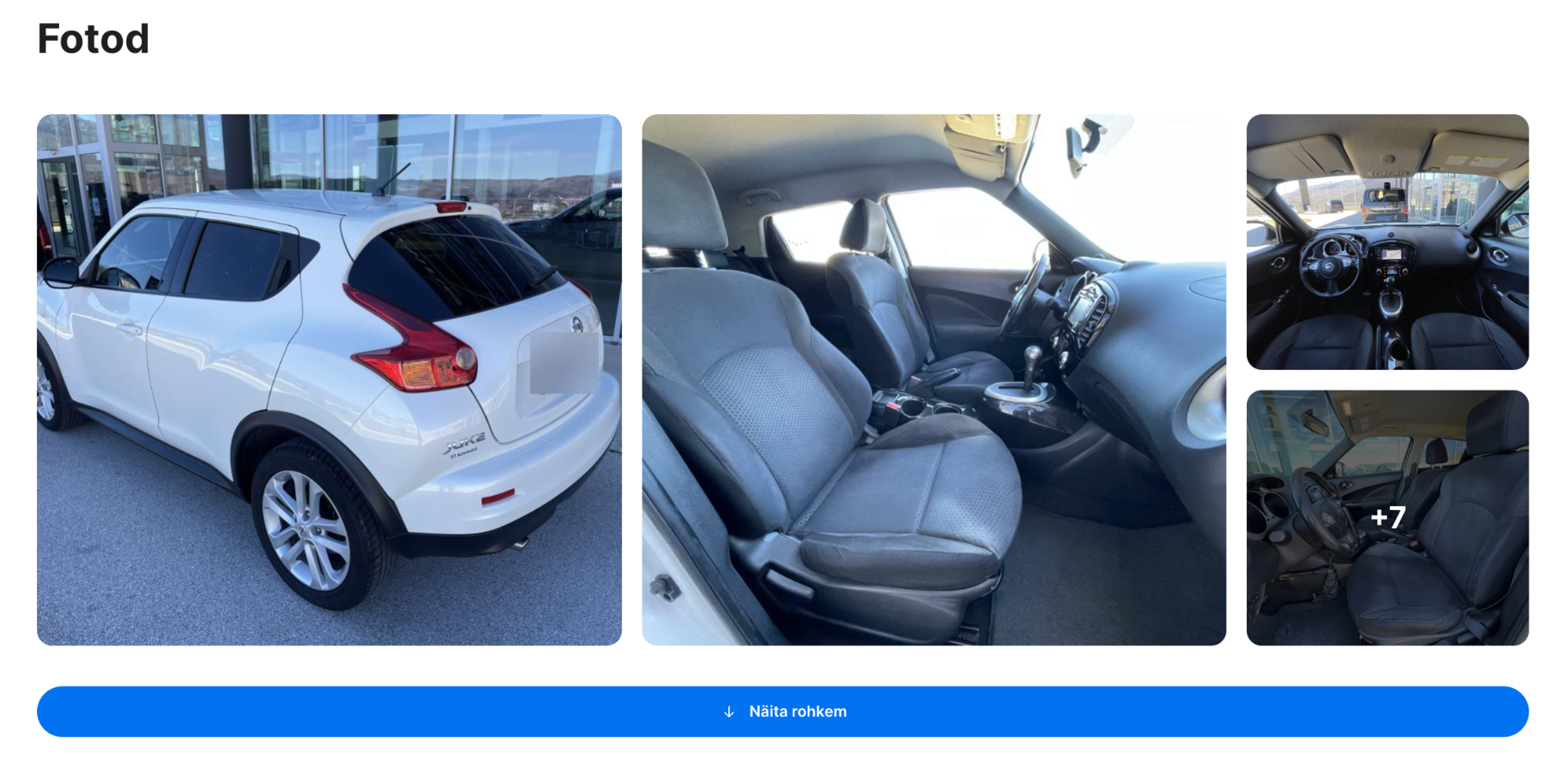 Fotod "carVertical" aruandes