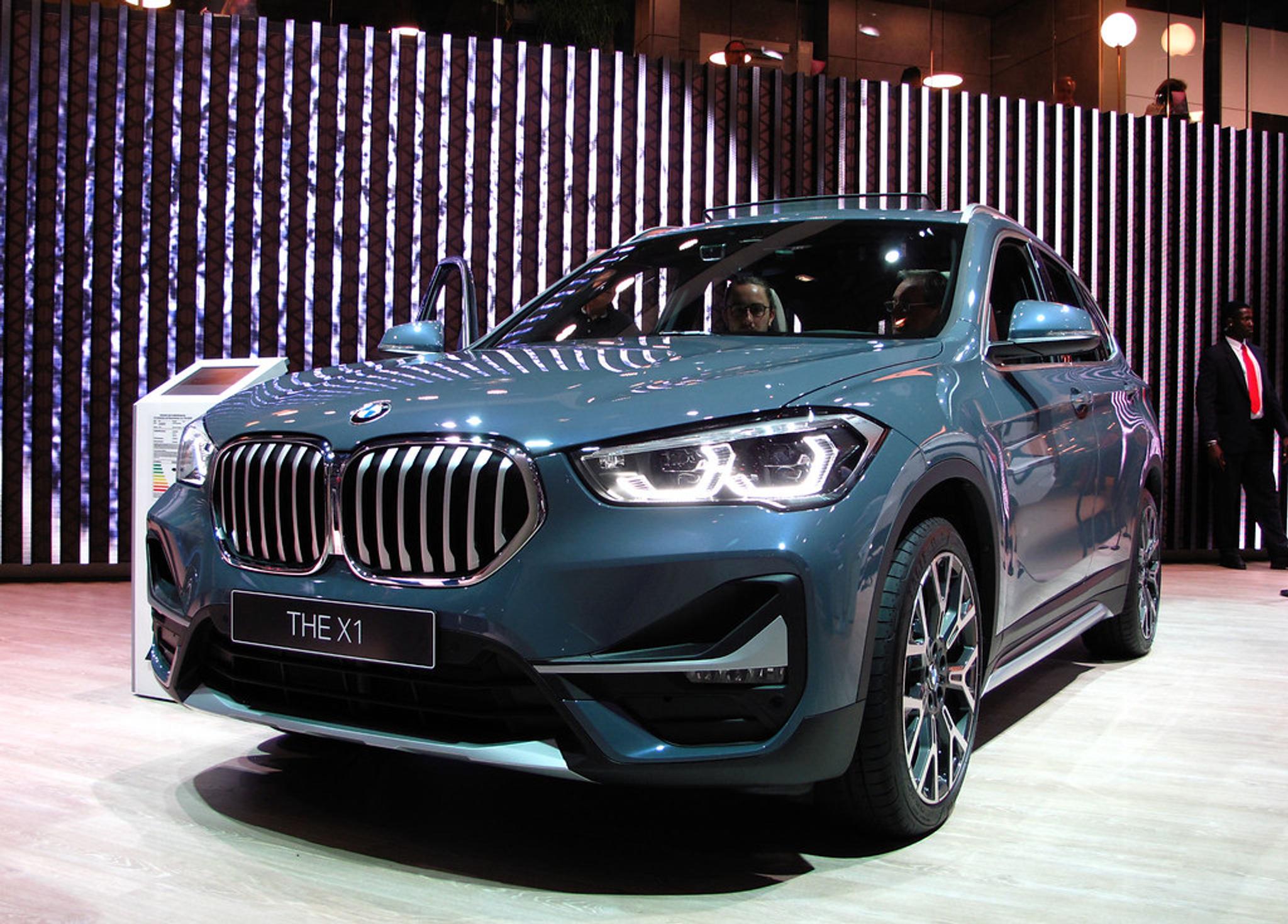 Dark green BMW X1 crossover