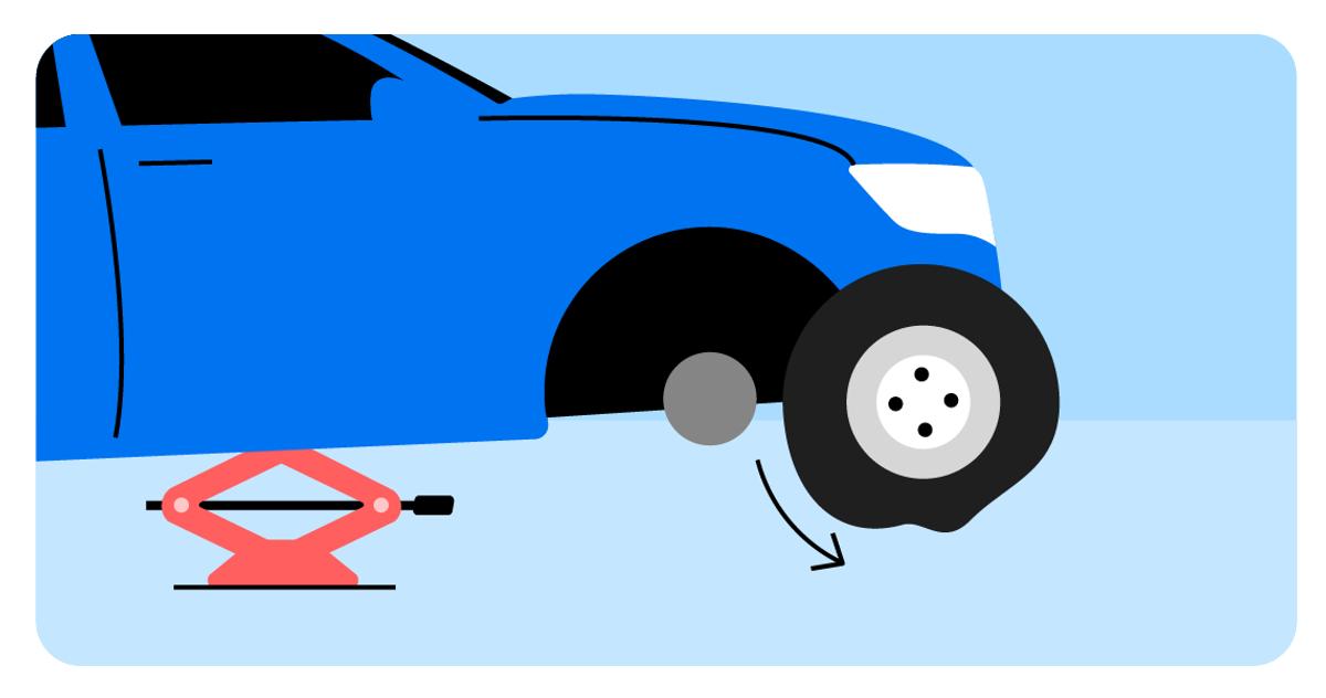 How to change a flat tire - How To Change A Flat Tire Without A Lug Wrench