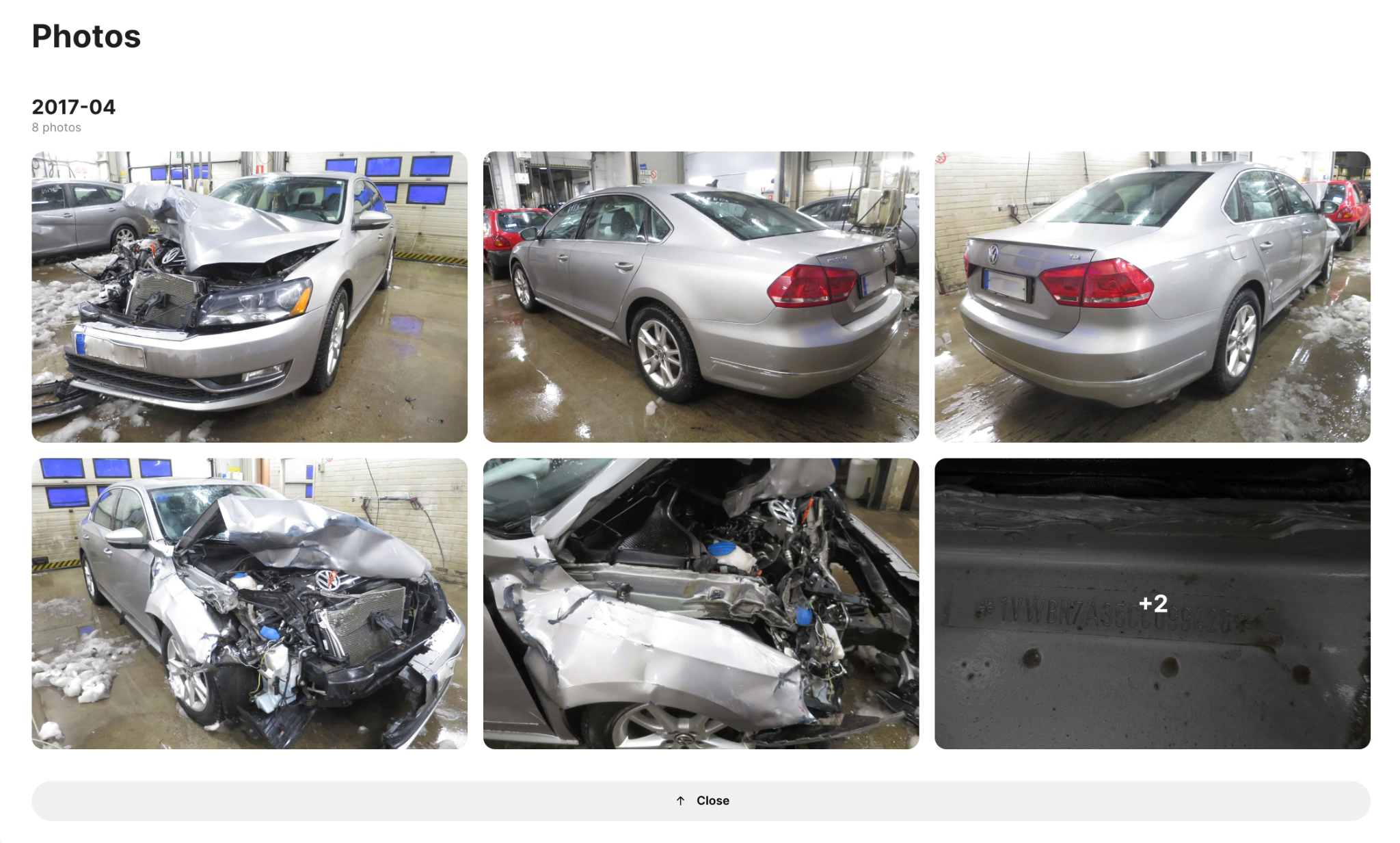 Photos feature: Check a car's condition with historical photos