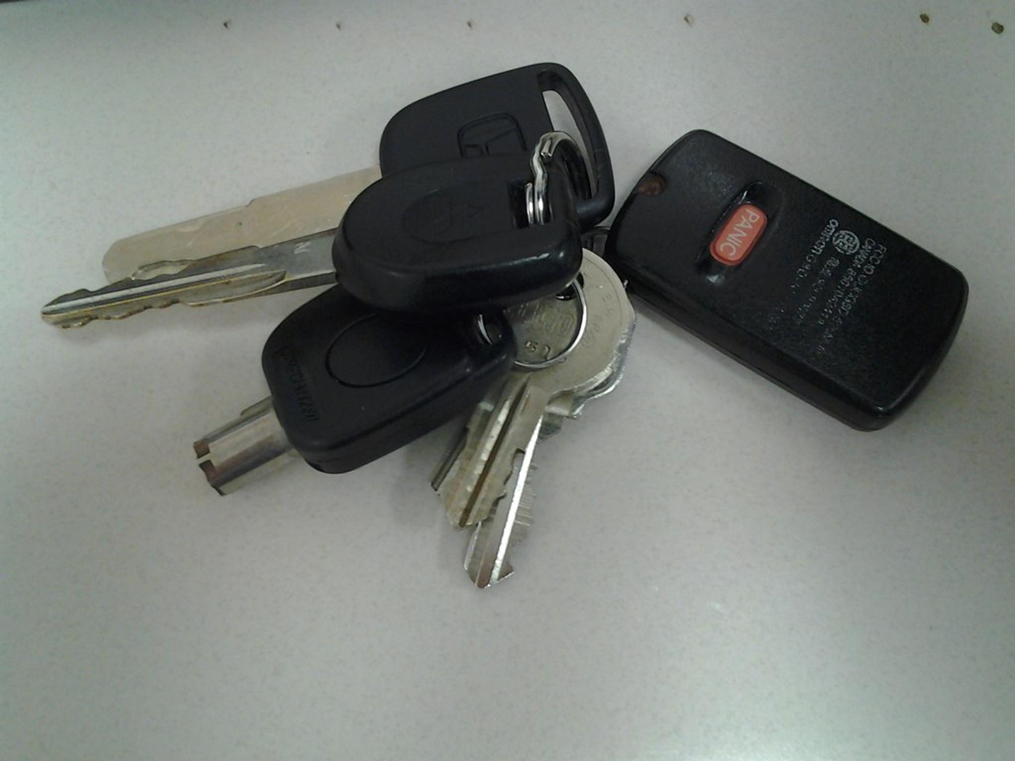 Car keys on the table